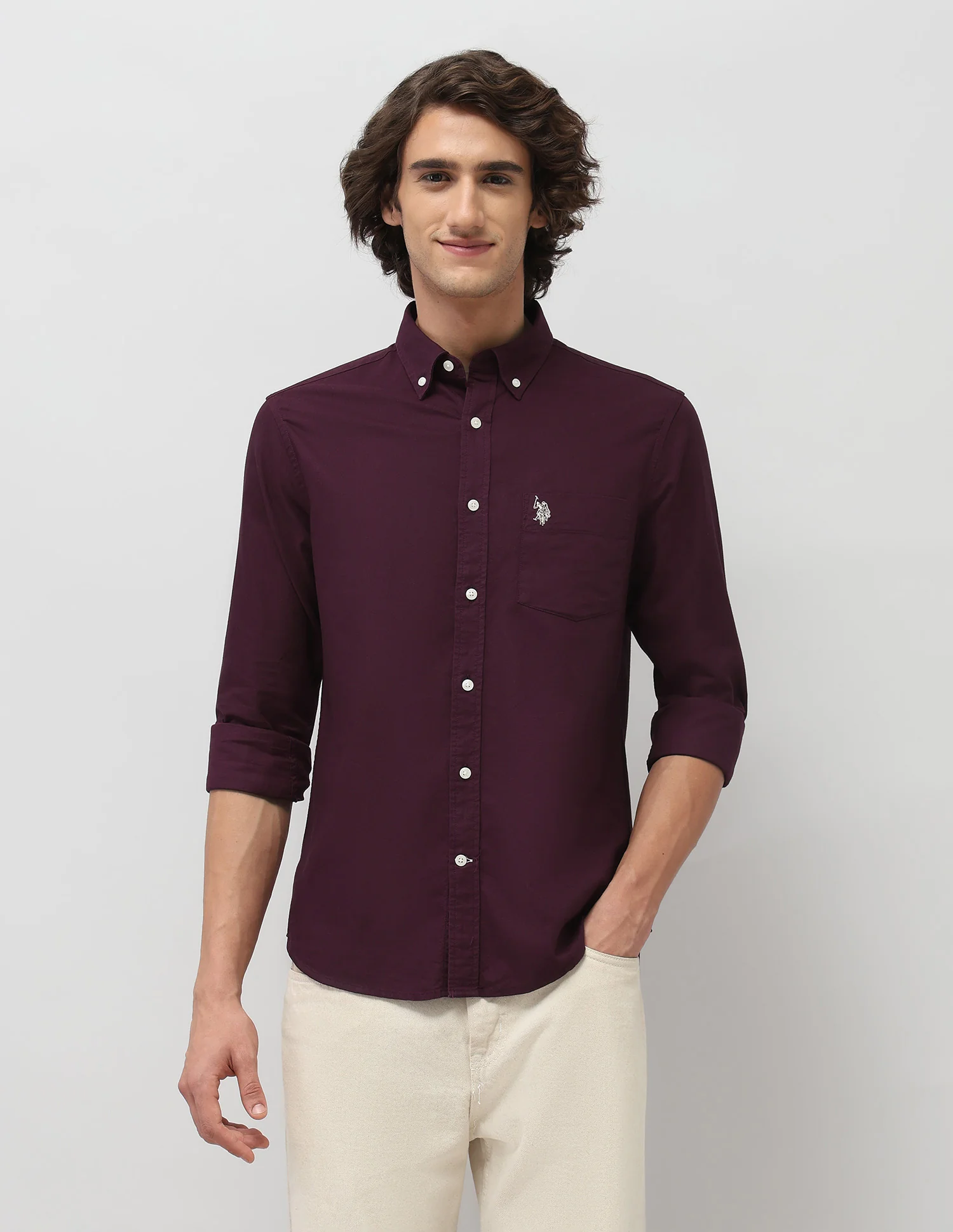 Tailored Fit Pure Cotton Shirt - Image 6
