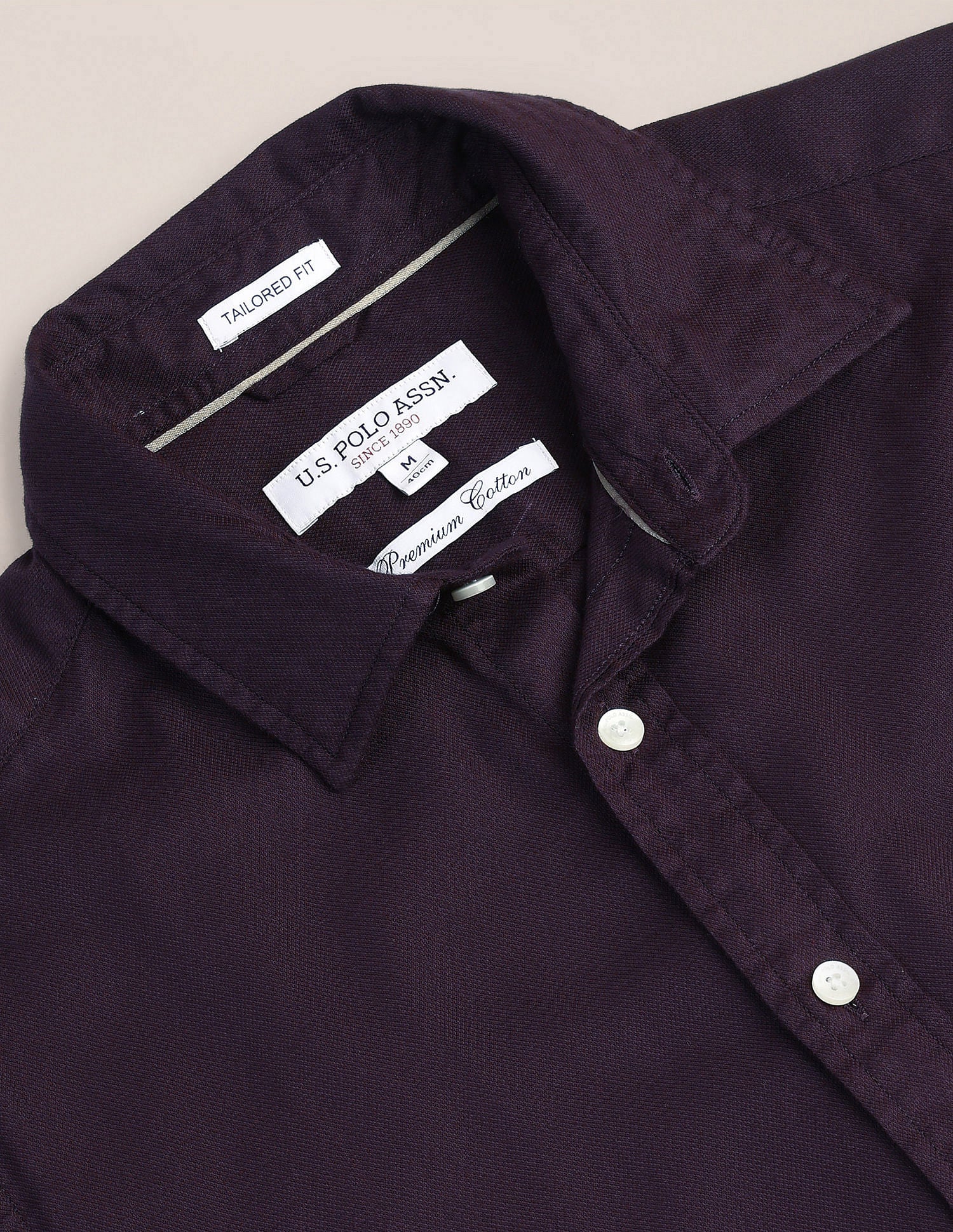 Tailored Fit Pure Cotton Shirt - Image 2
