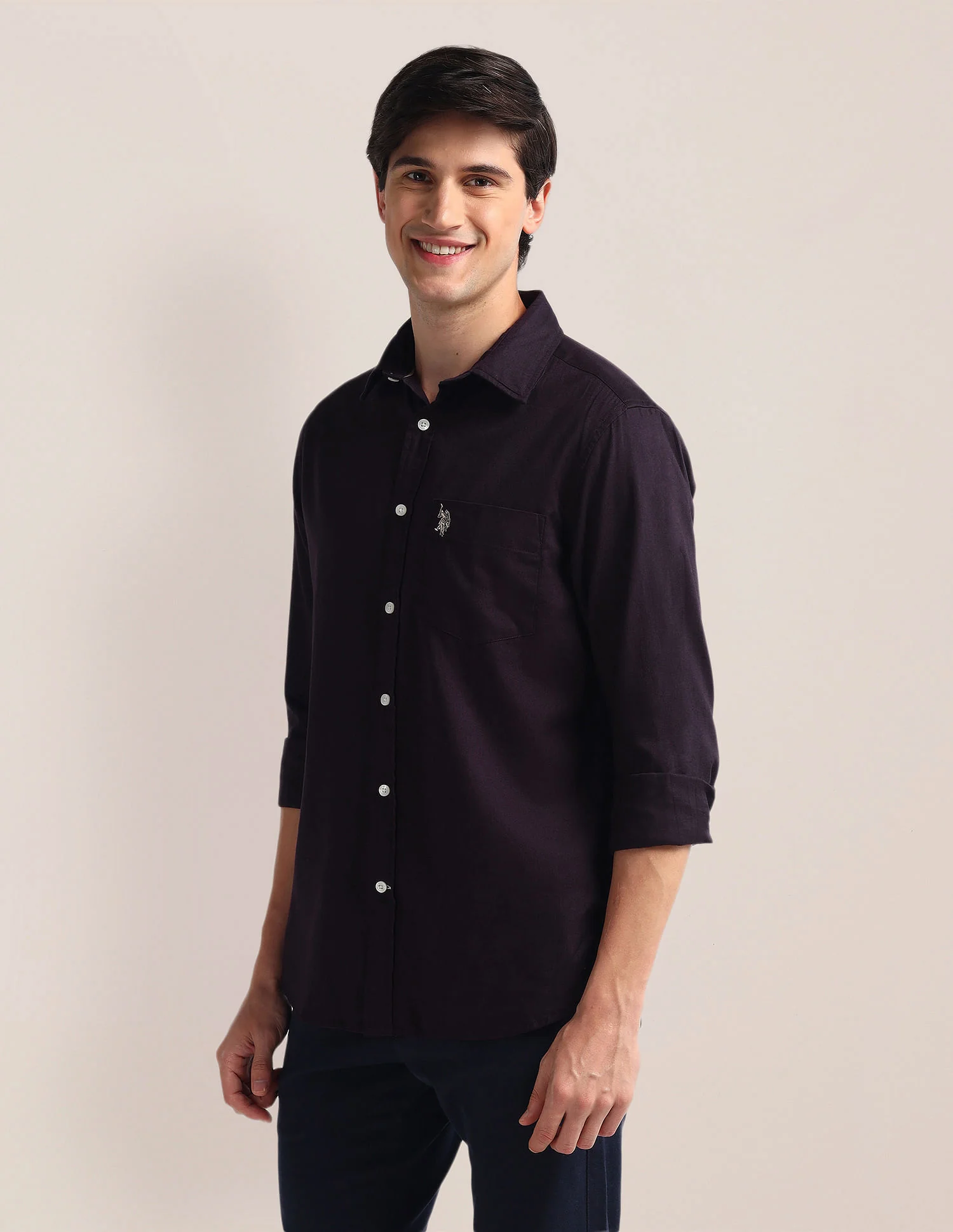 Tailored Fit Pure Cotton Shirt - Image 4