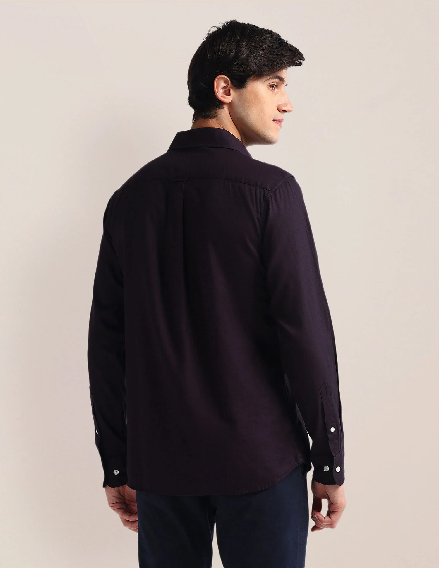 Tailored Fit Pure Cotton Shirt - Image 5