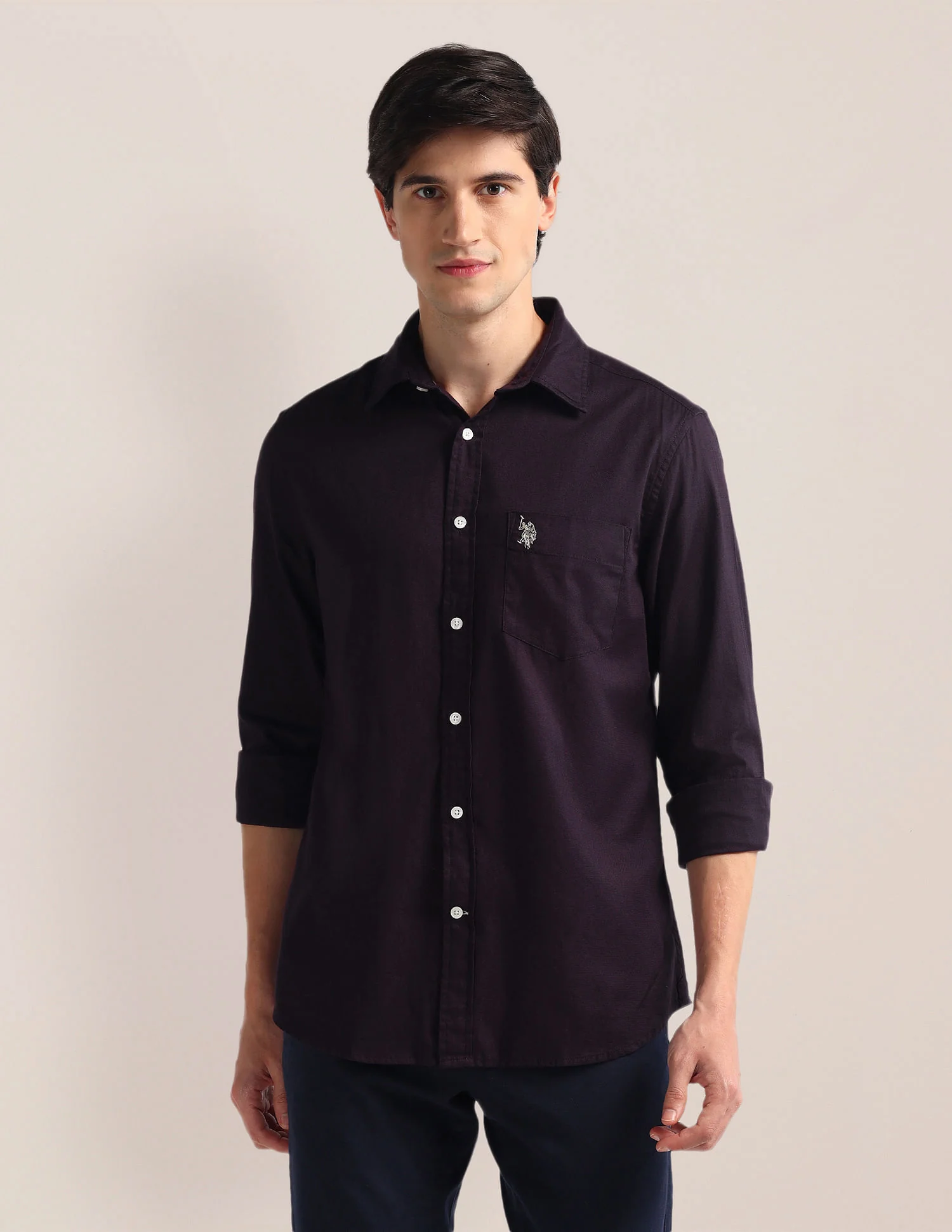 Tailored Fit Pure Cotton Shirt - Image 6
