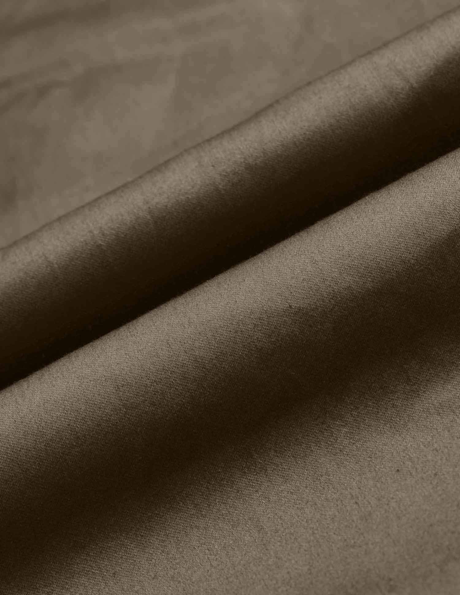 Tailored Fit Satin Pure Cotton Shirt - Image 2