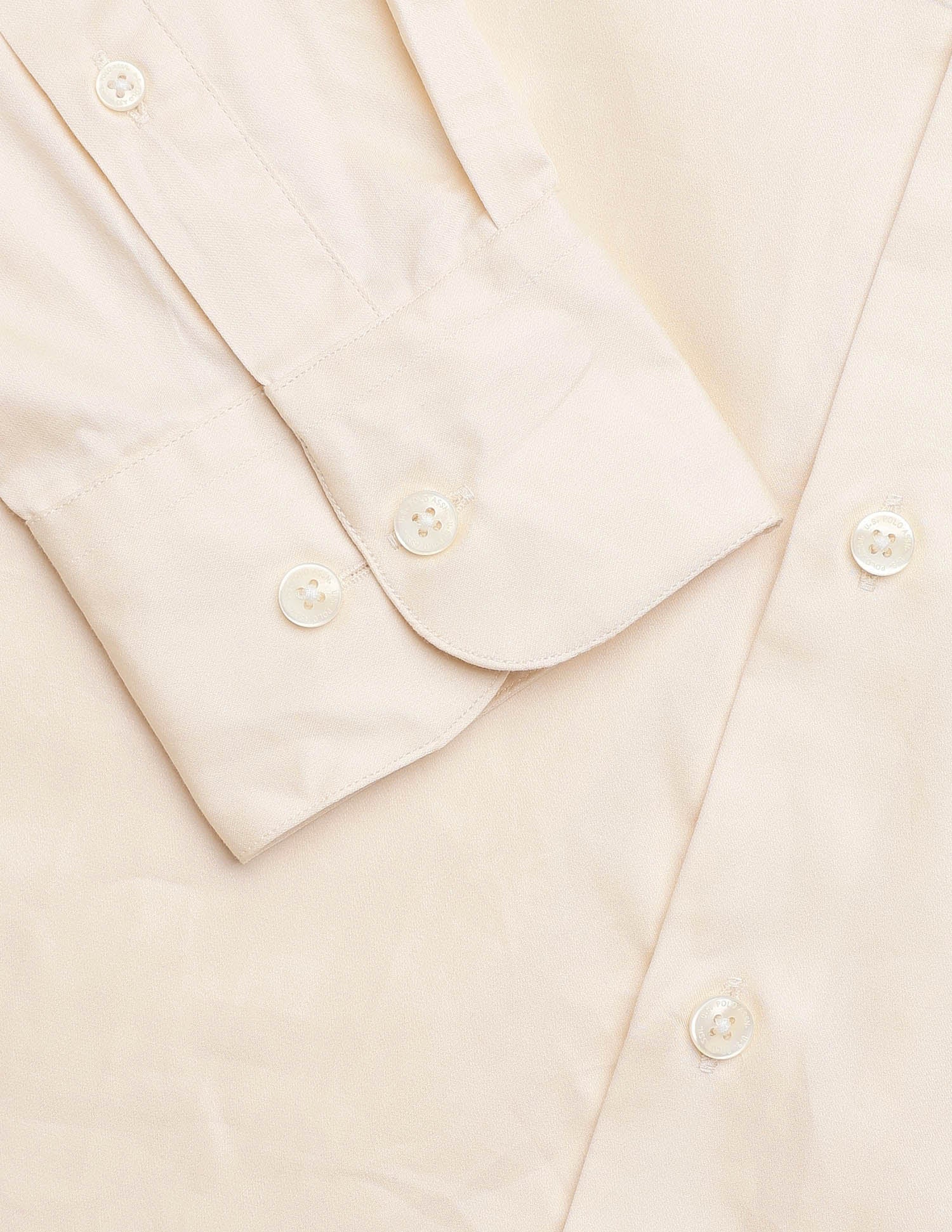 Tailored Fit Satin Pure Cotton Shirt - Image 8