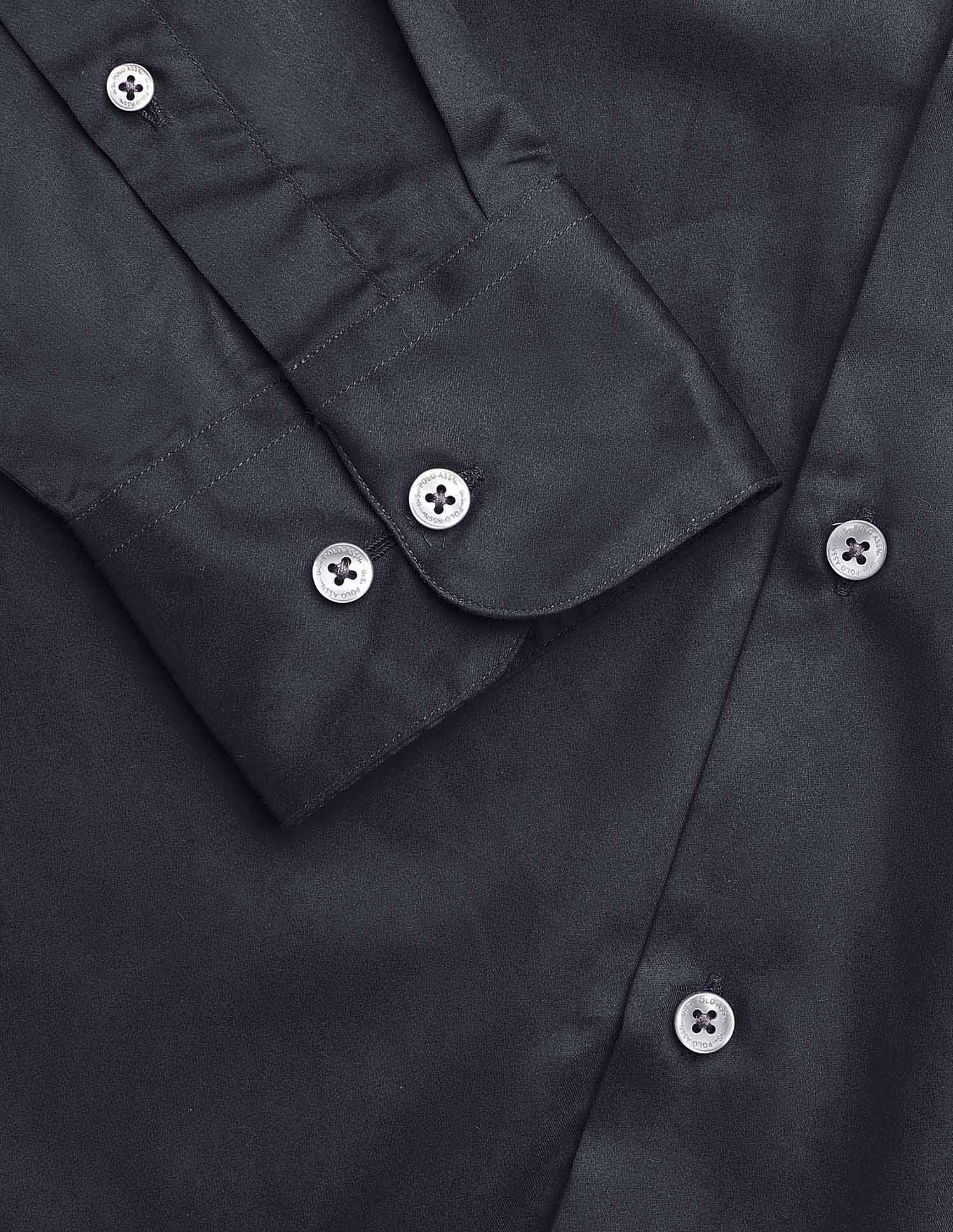 Tailored Fit Satin Pure Cotton Shirt - Image 8