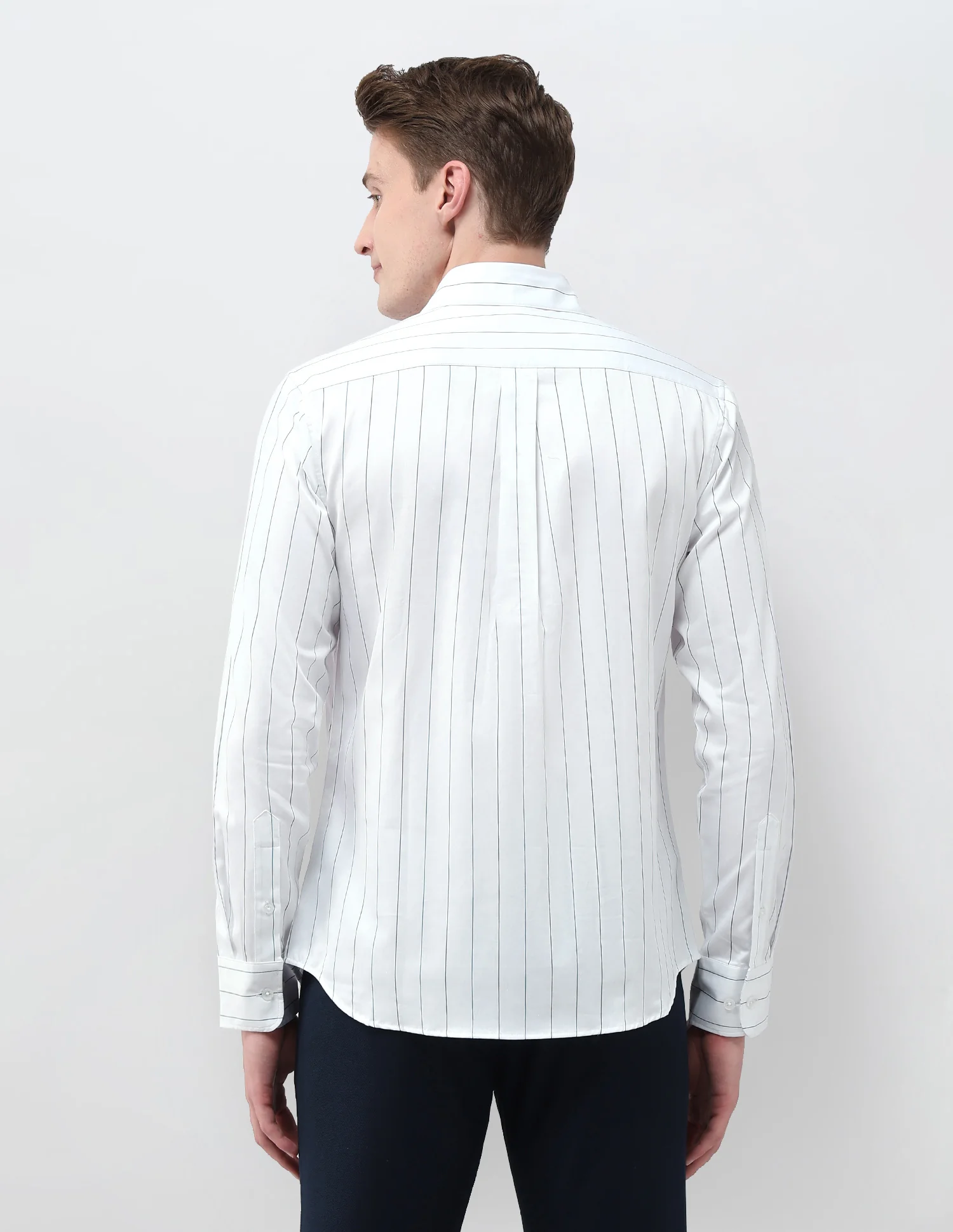 Tailored Fit Satin Shirt - Image 5
