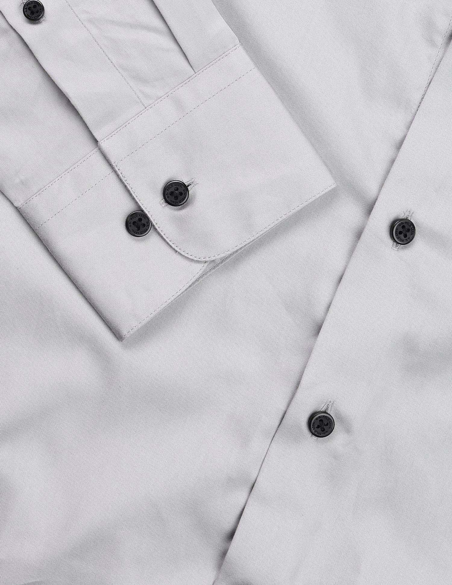 Tailored Fit Satin Shirt - Image 8