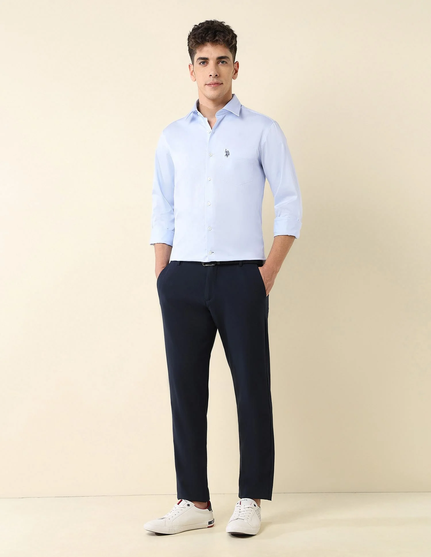 Tailored Fit Satin Shirt - Image 3