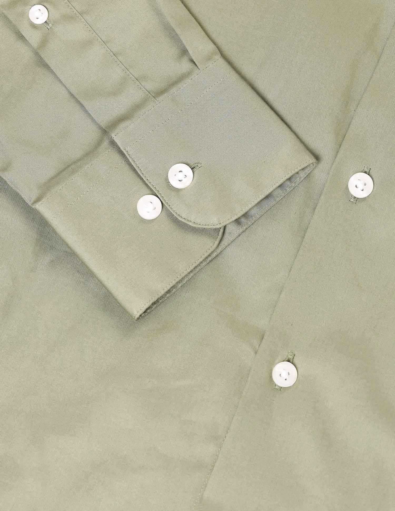 Tailored Fit Satin Shirt - Image 8