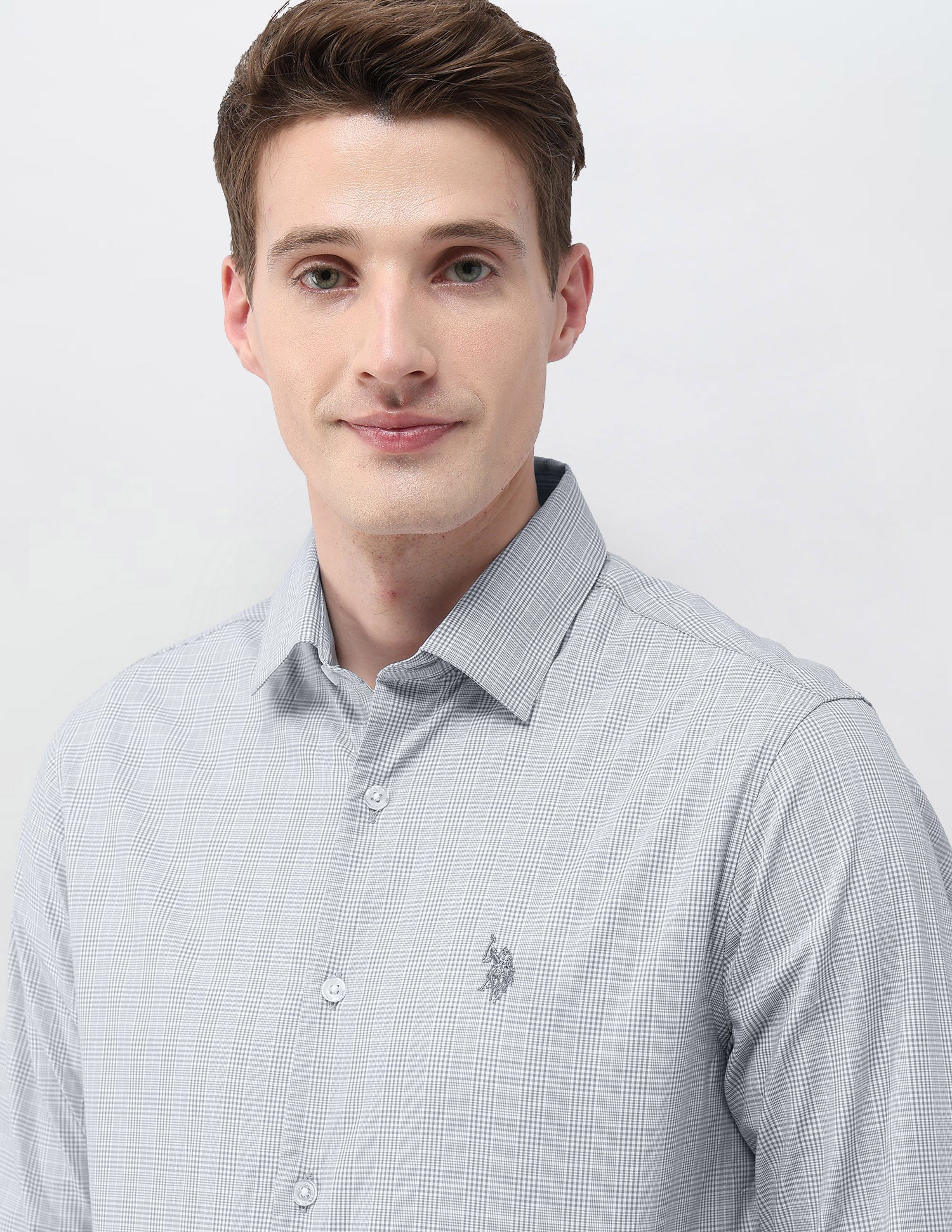 Tailored Fit Satin Shirt - Image 7