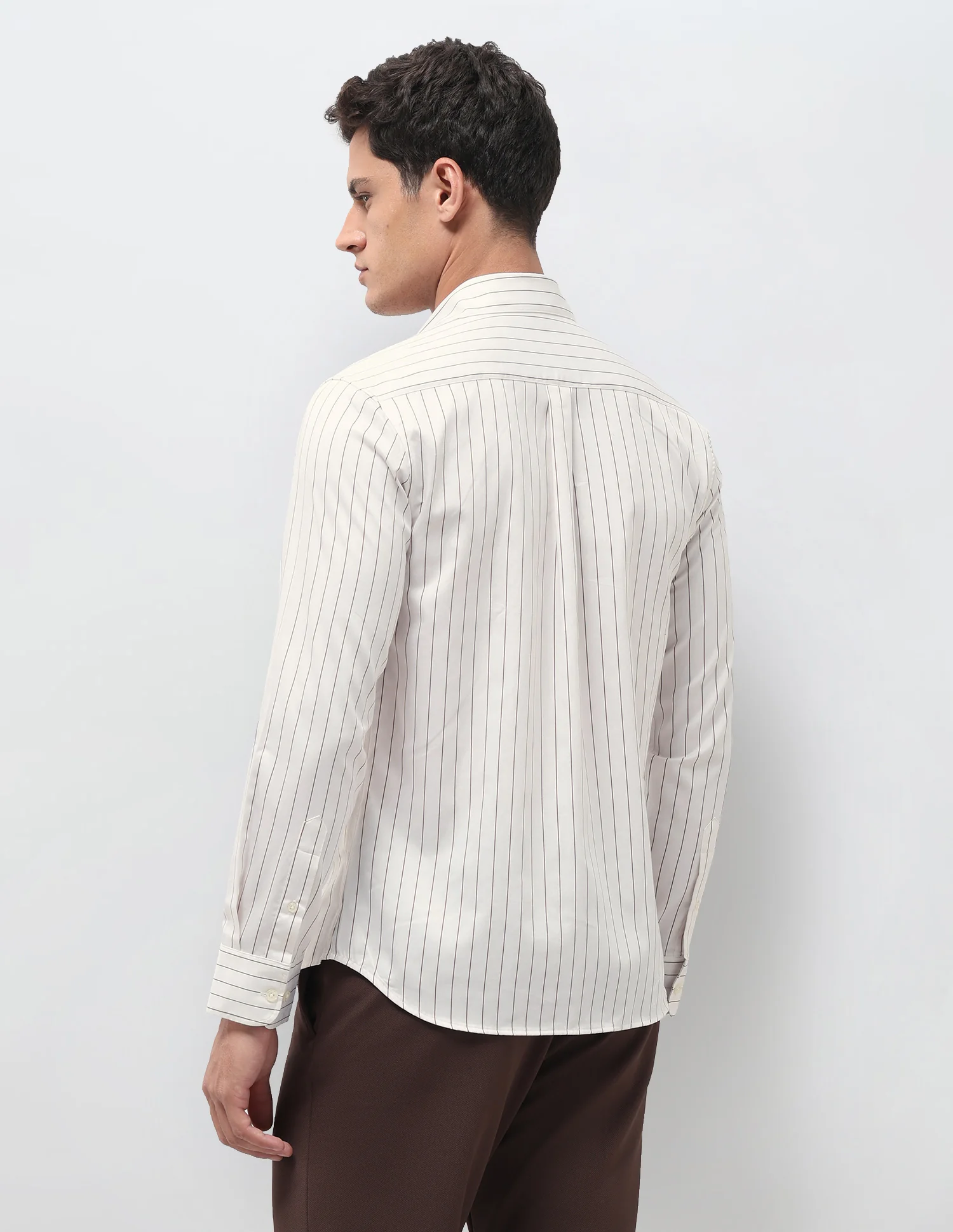 Tailored Fit Satin Shirt - Image 5