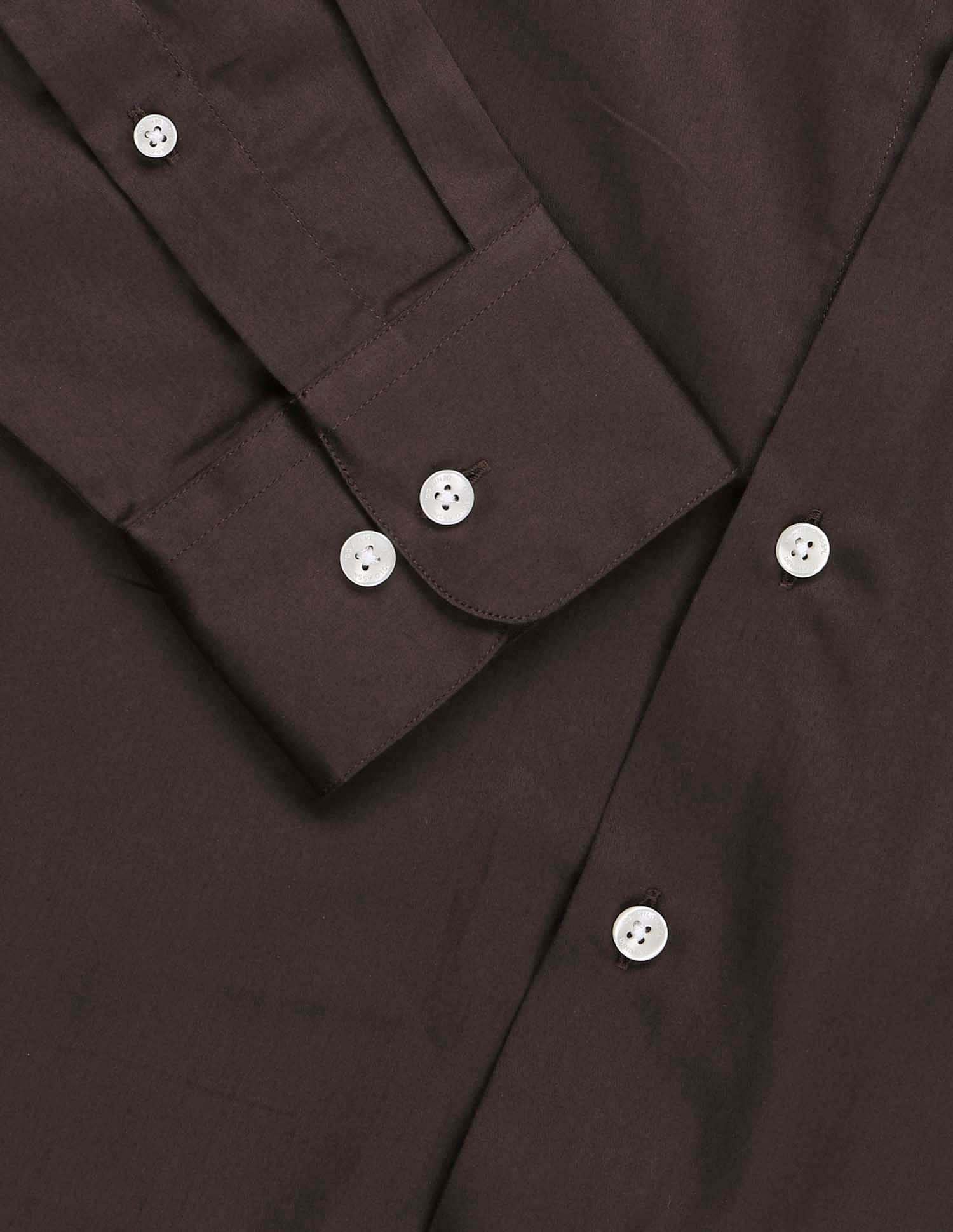 Tailored Fit Satin Shirt - Image 8