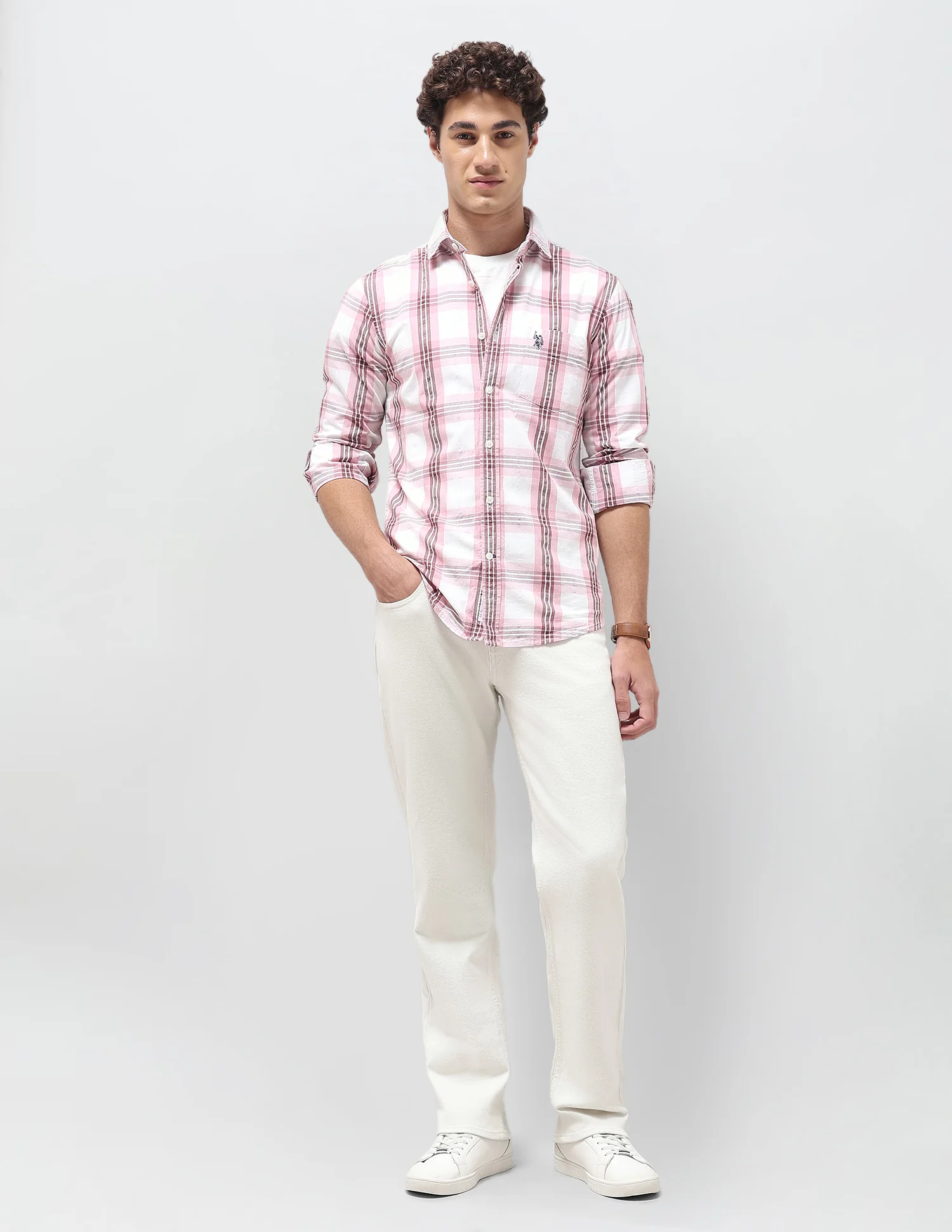Tailored Fit Seersucker Shirt - Image 3
