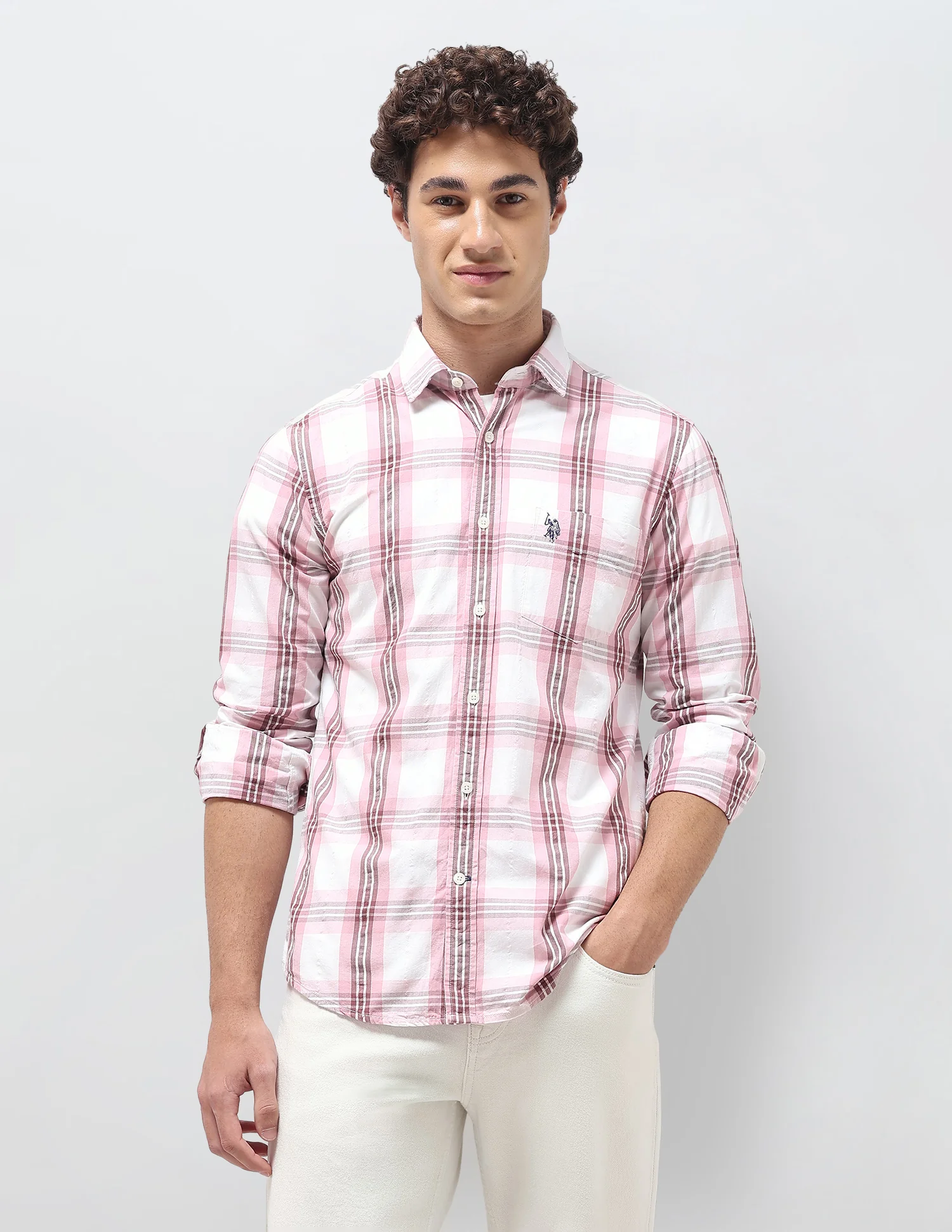 Tailored Fit Seersucker Shirt - Image 6
