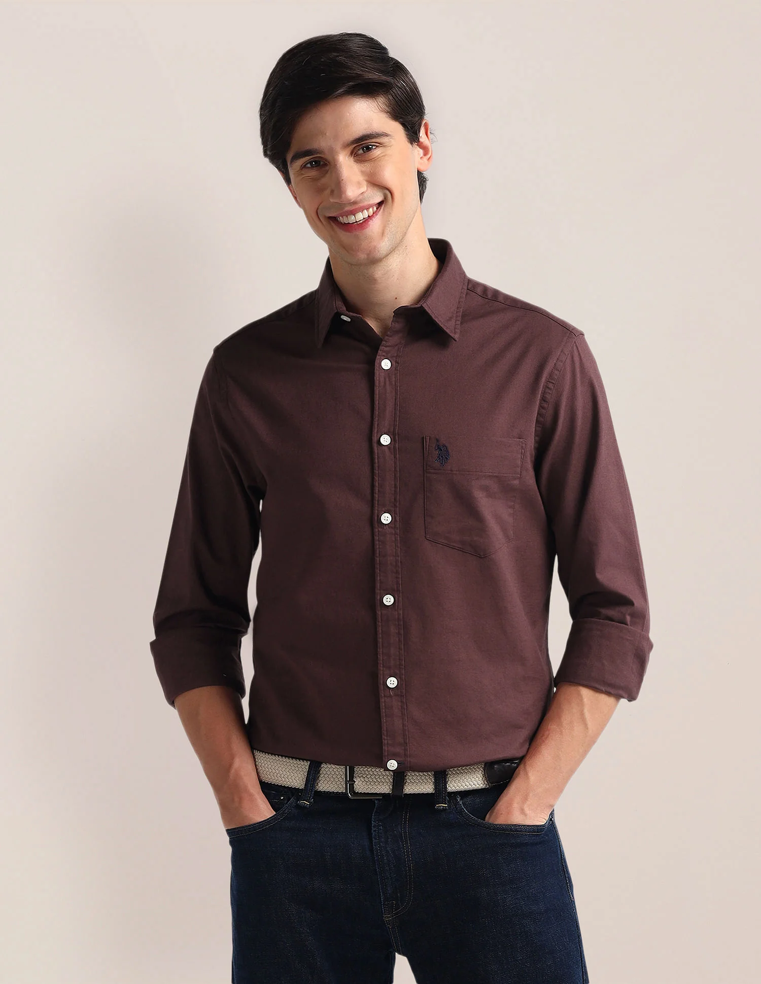 Tailored Fit Solid Shirt