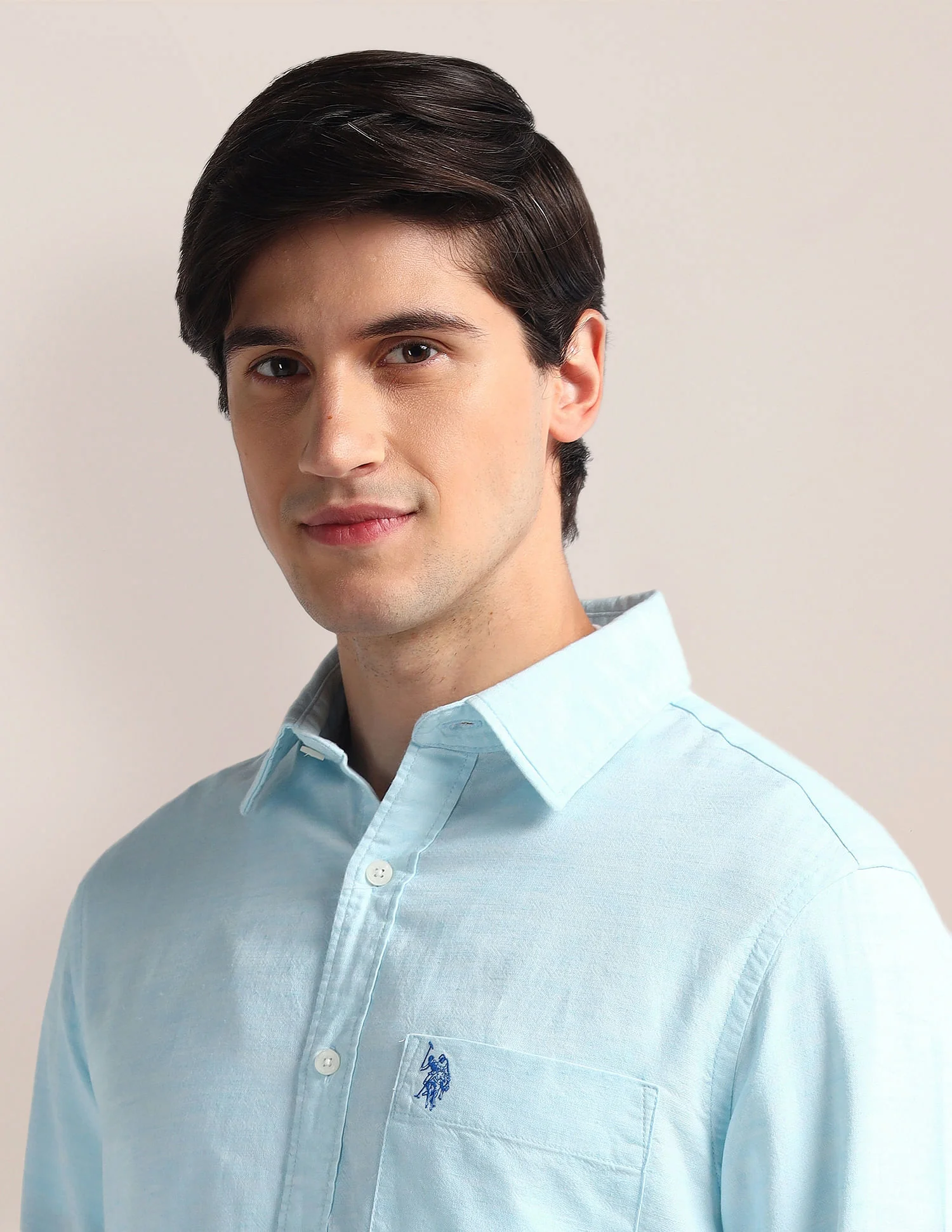 Tailored Fit Solid Shirt - Image 7