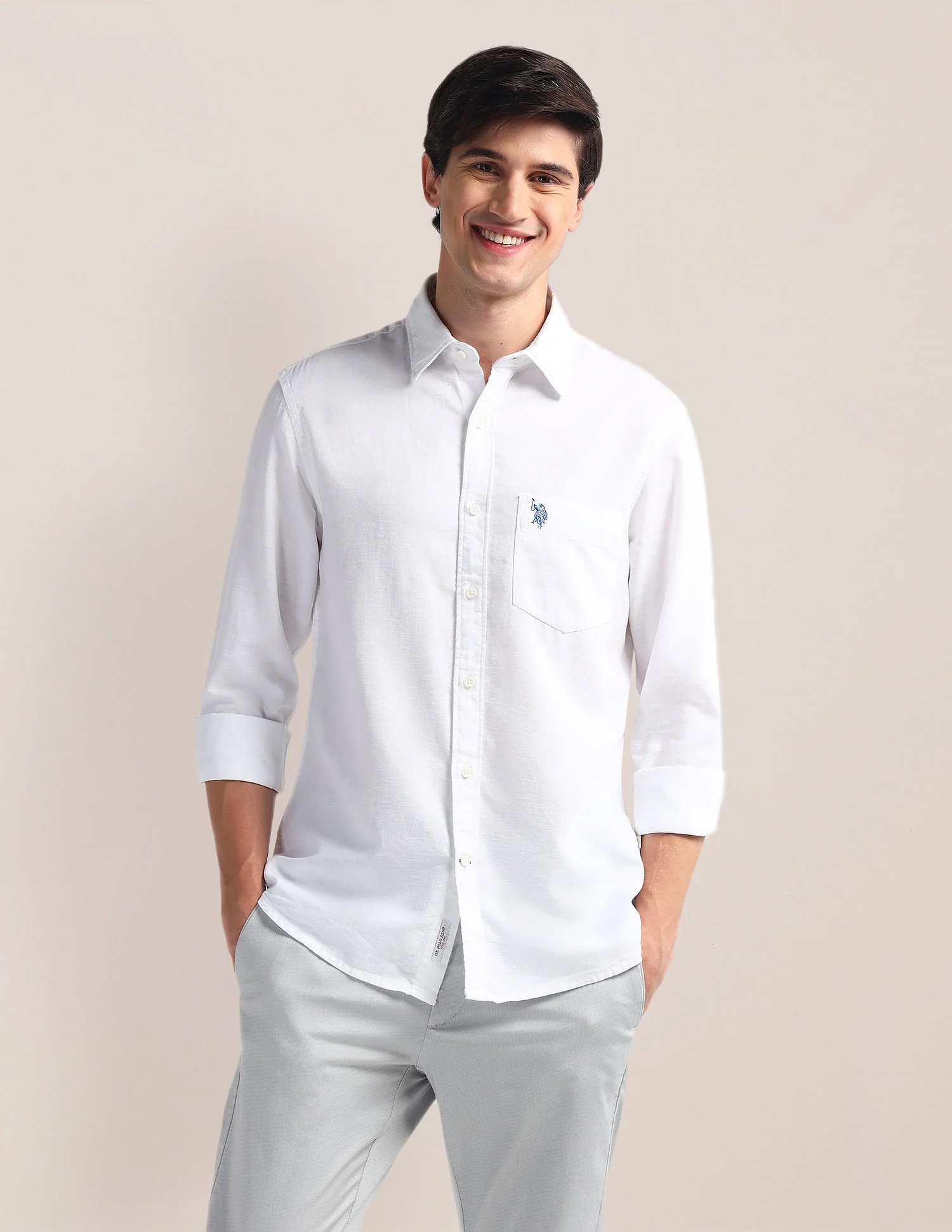 Tailored Fit Solid Shirt