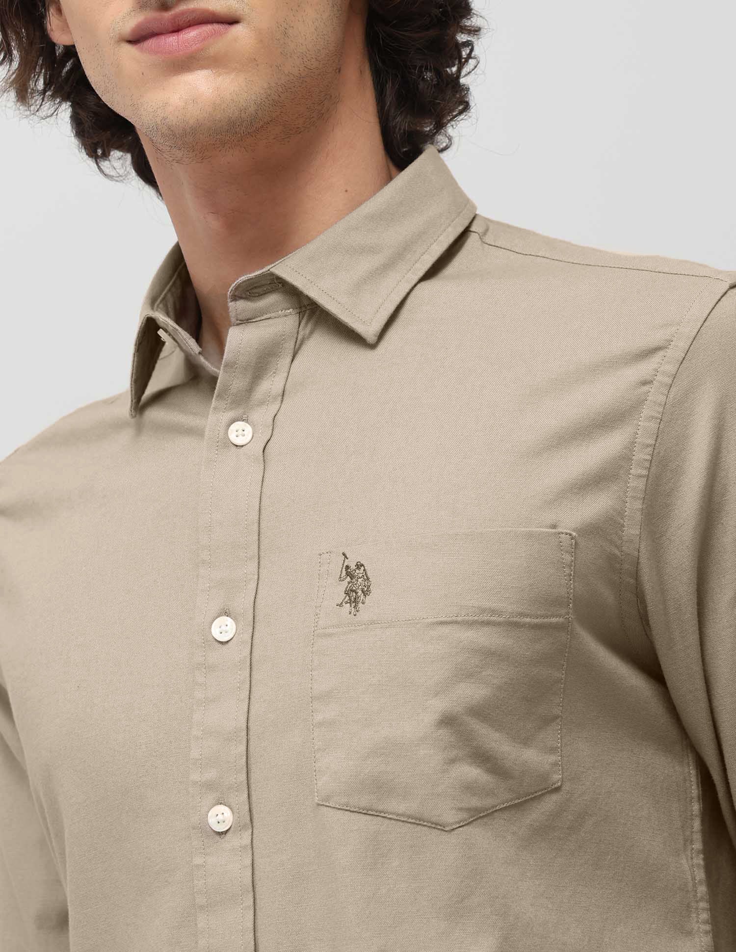 Tailored Fit Solid Shirt - Image 7