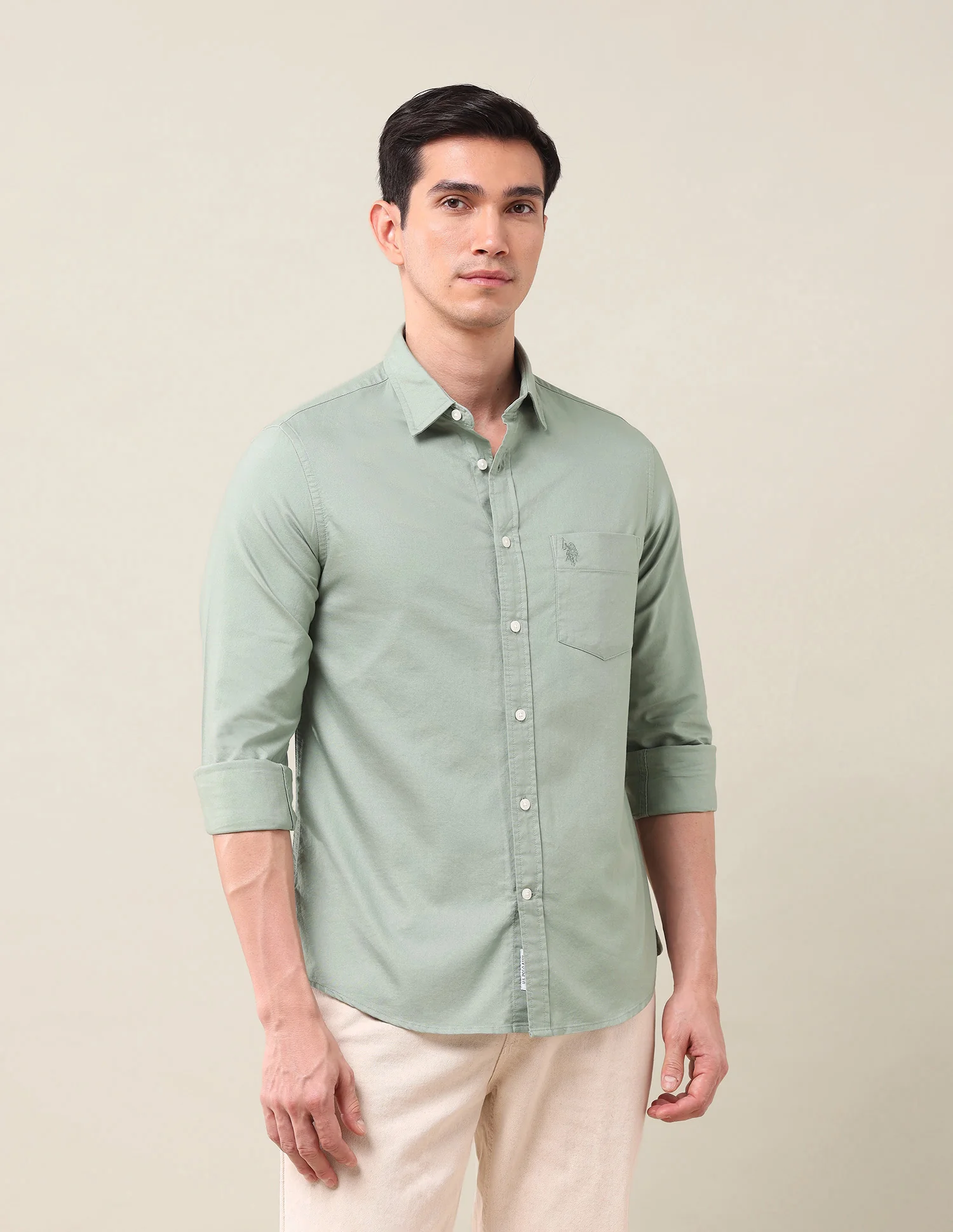 Tailored Fit Solid Shirt