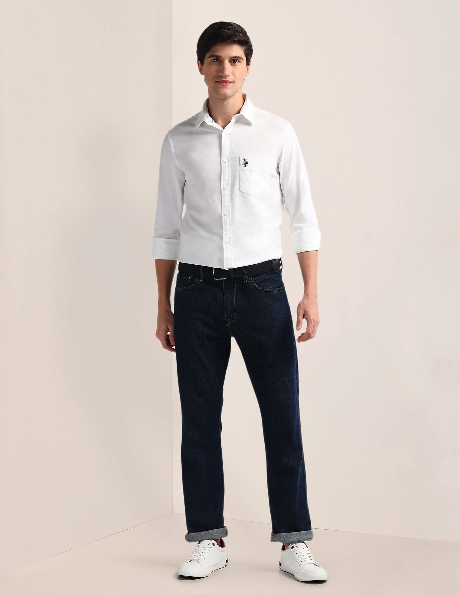 Tailored Fit Solid Shirt - Image 3