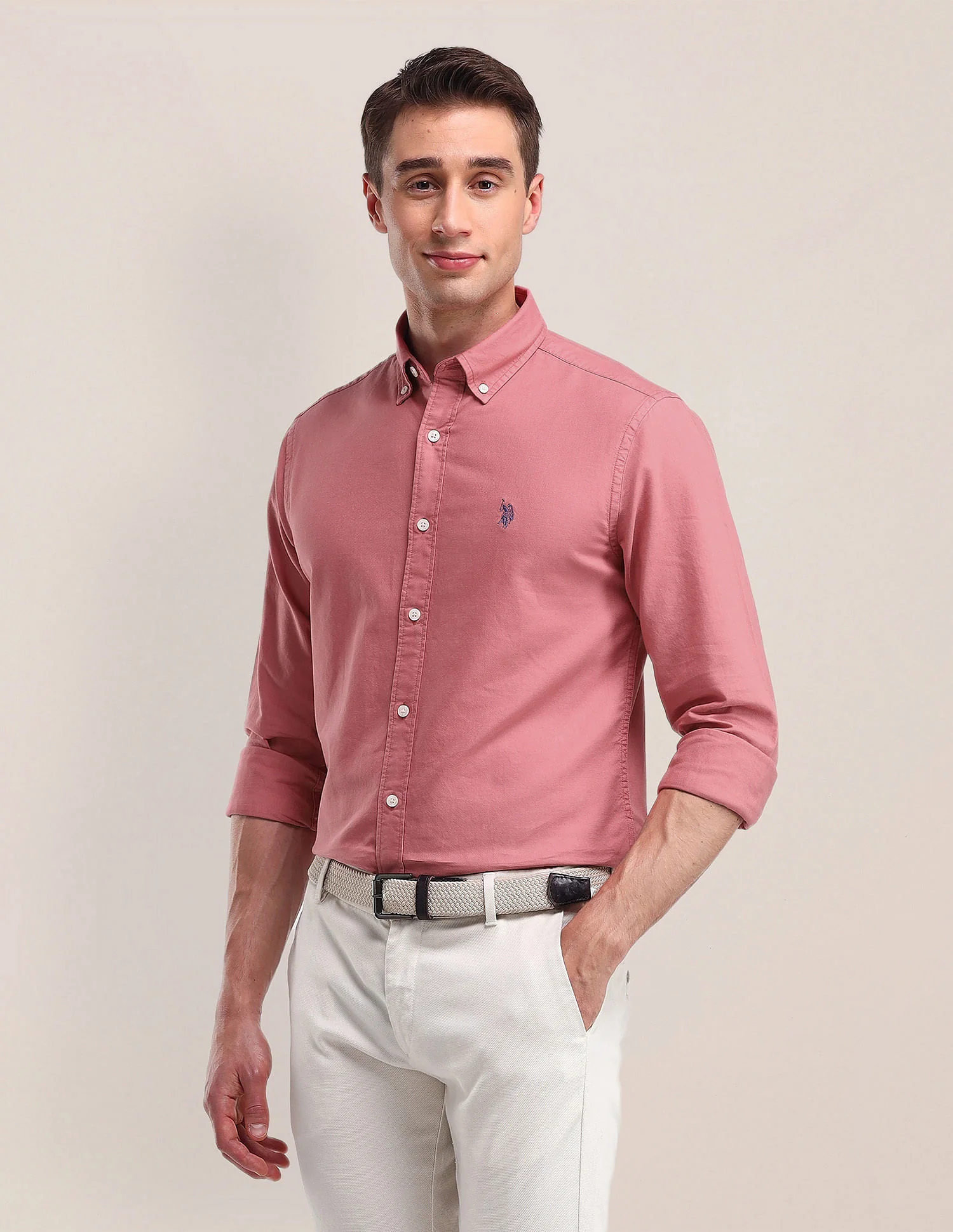 Tailored Fit Solid Shirt