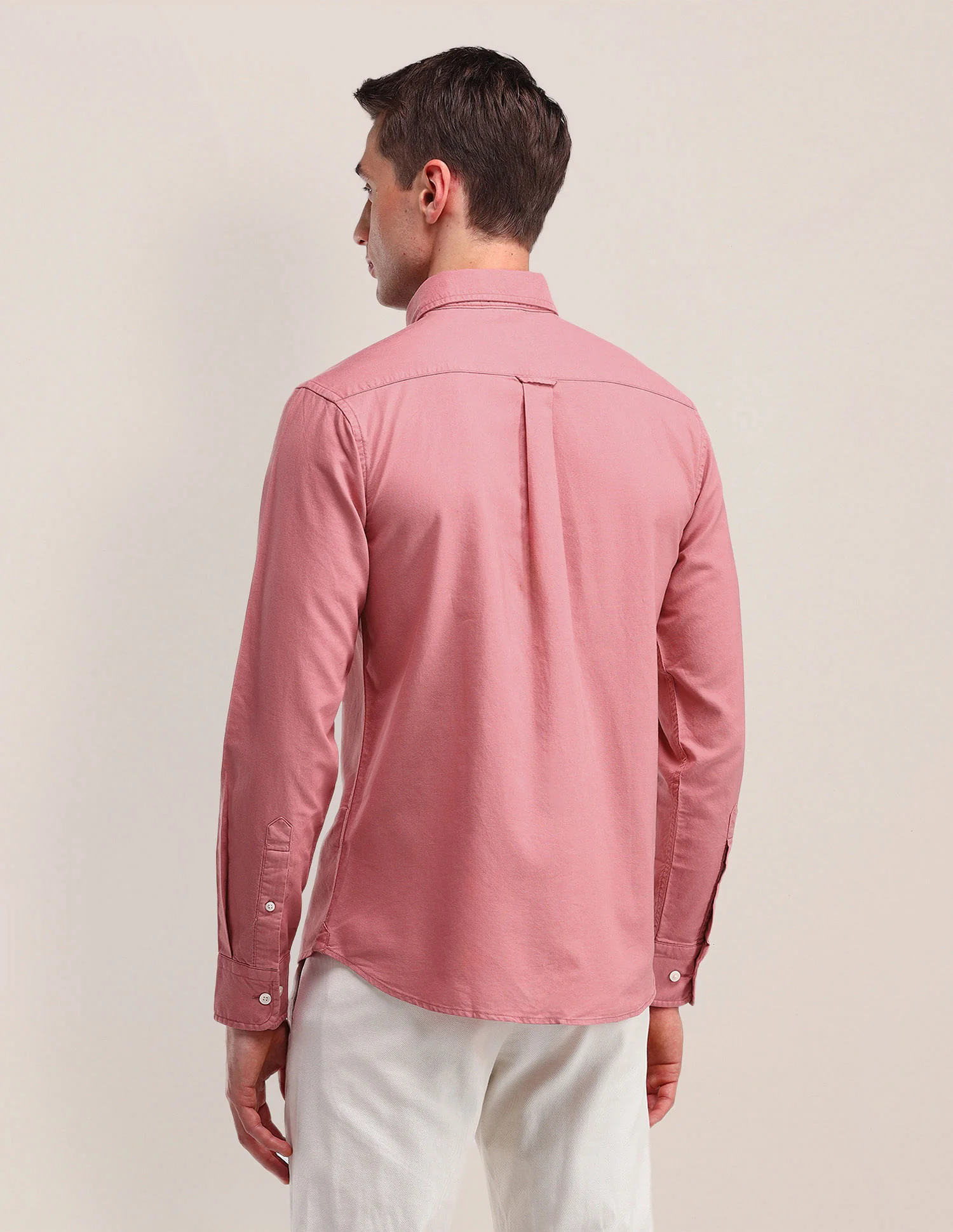 Tailored Fit Solid Shirt - Image 5