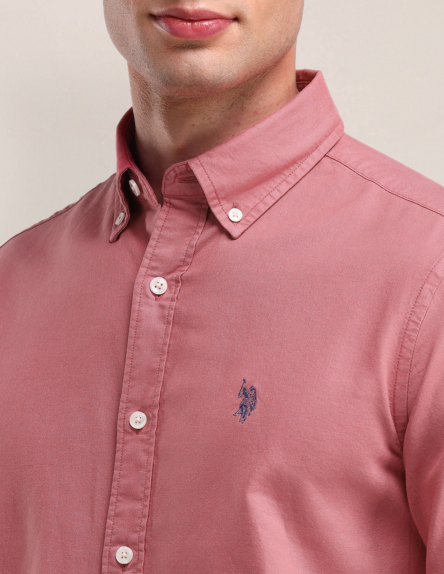 Tailored Fit Solid Shirt - Image 7