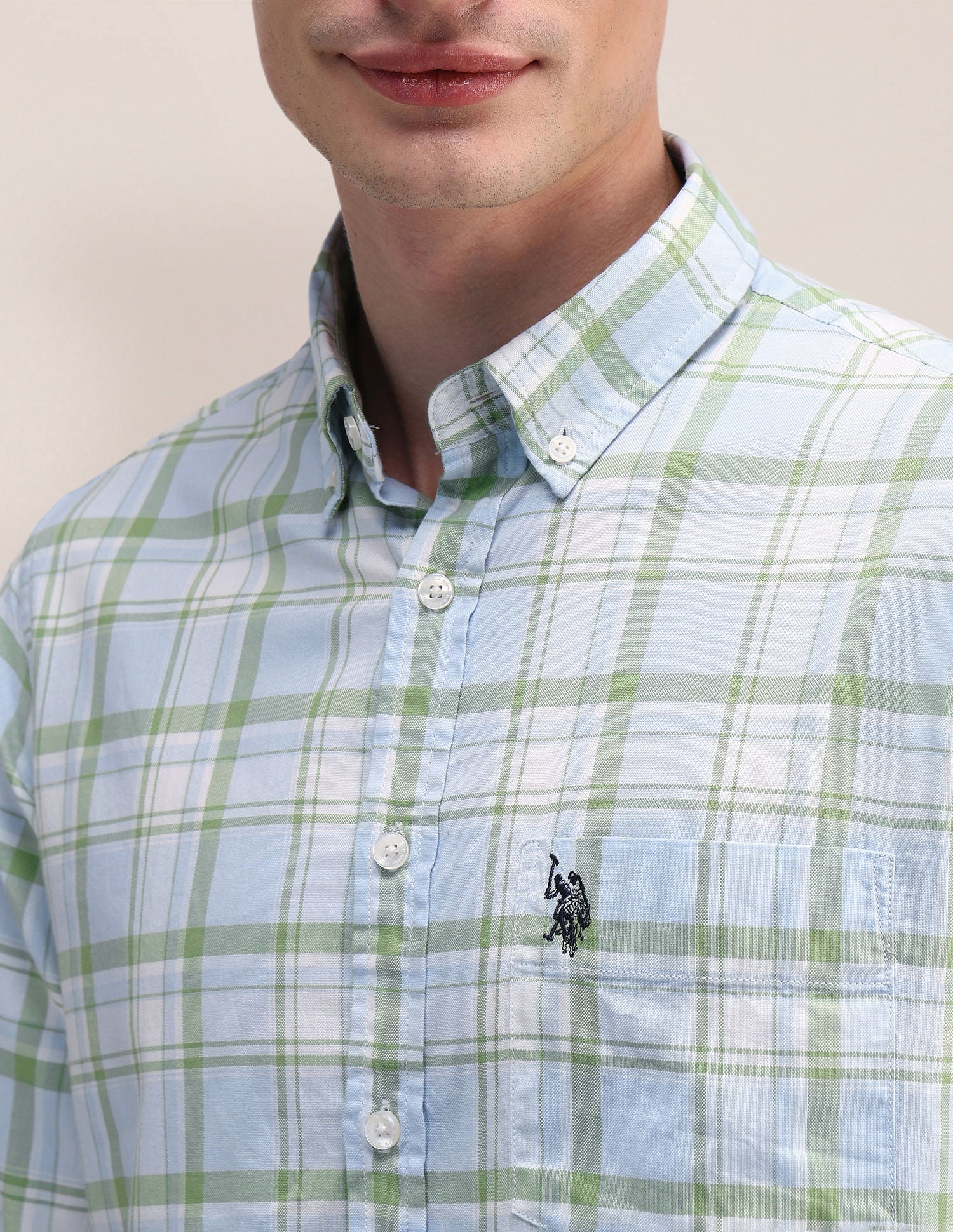 Tailored Fit Tartan Checked Shirt - Image 7