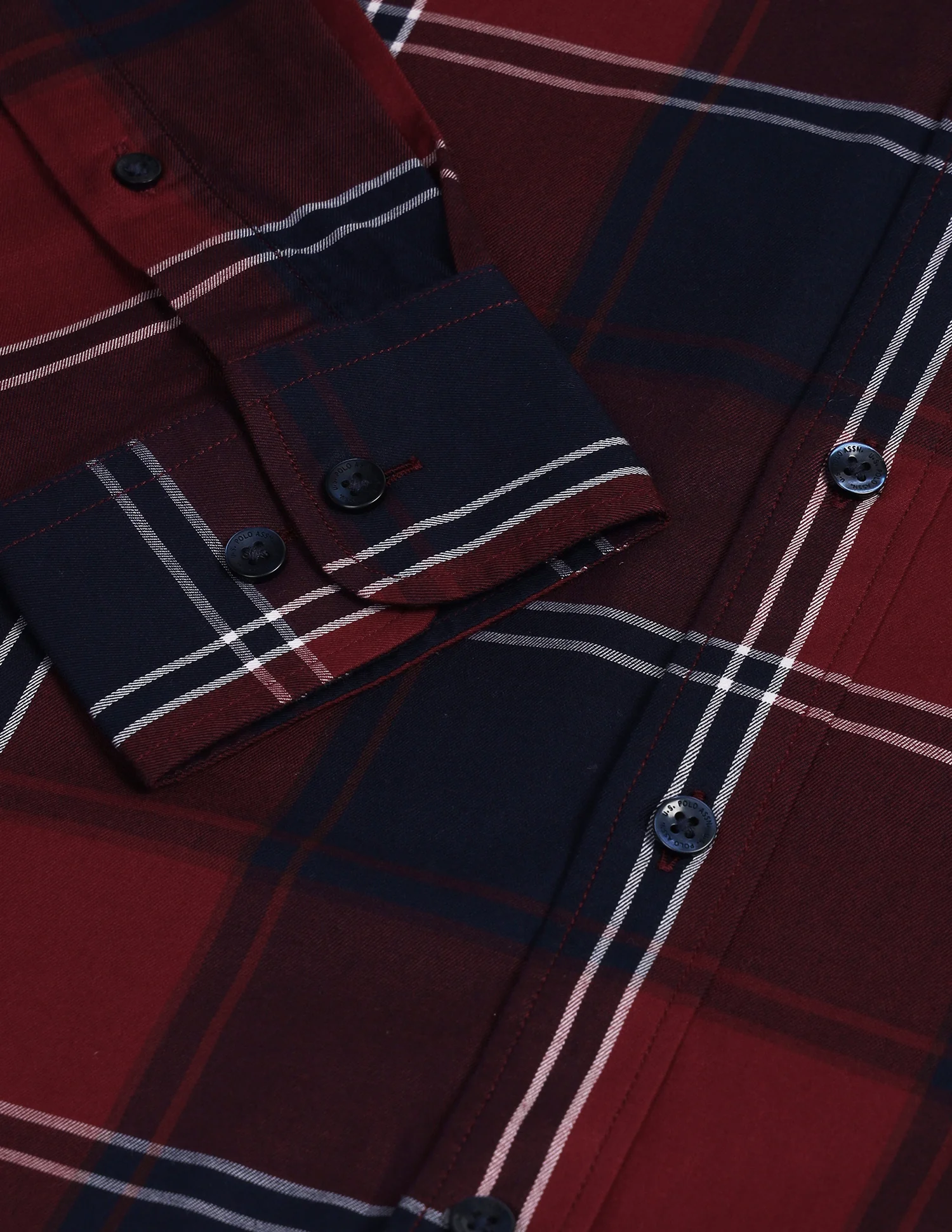Tailored Fit Tartan Checks Shirt - Image 8