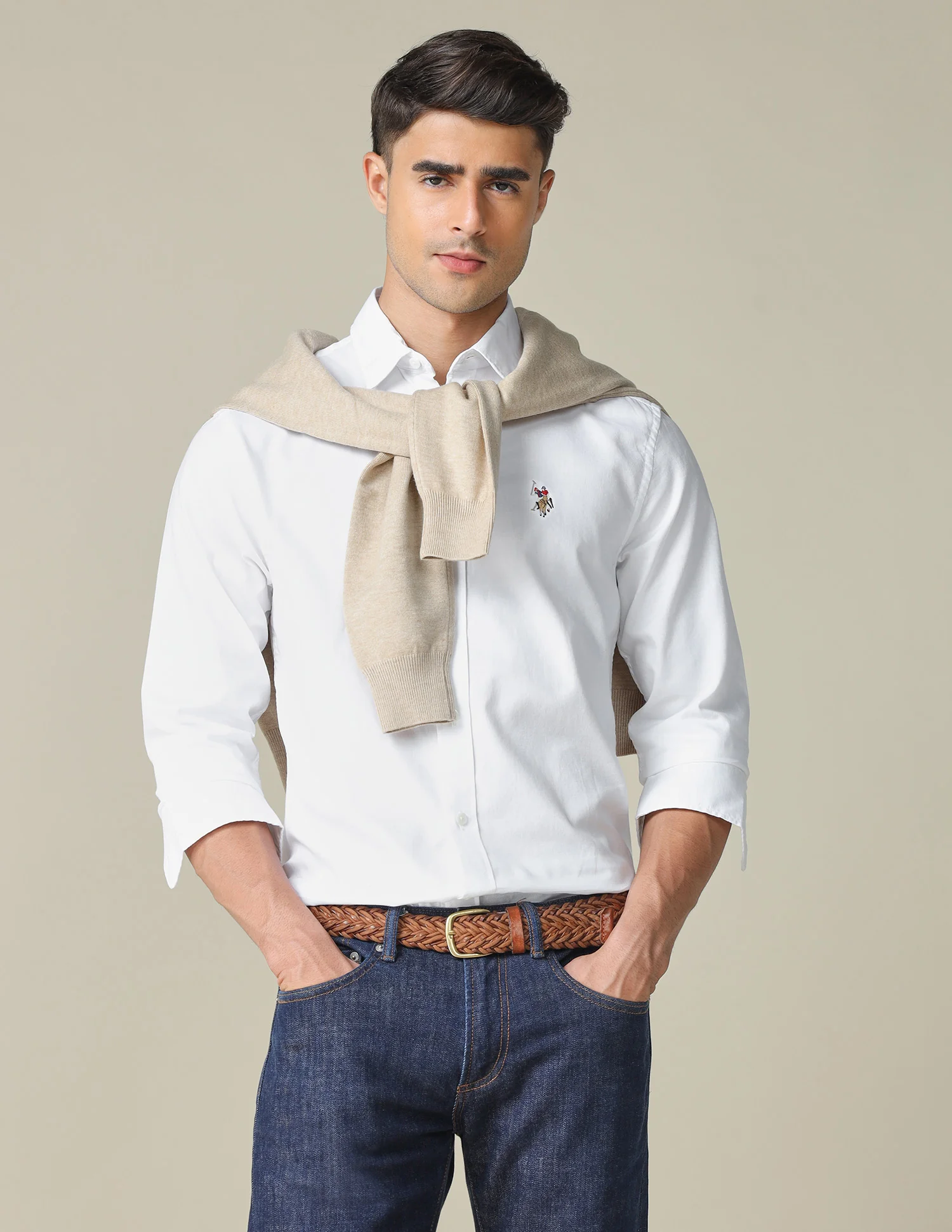 Tailored Fit Textured Shirt