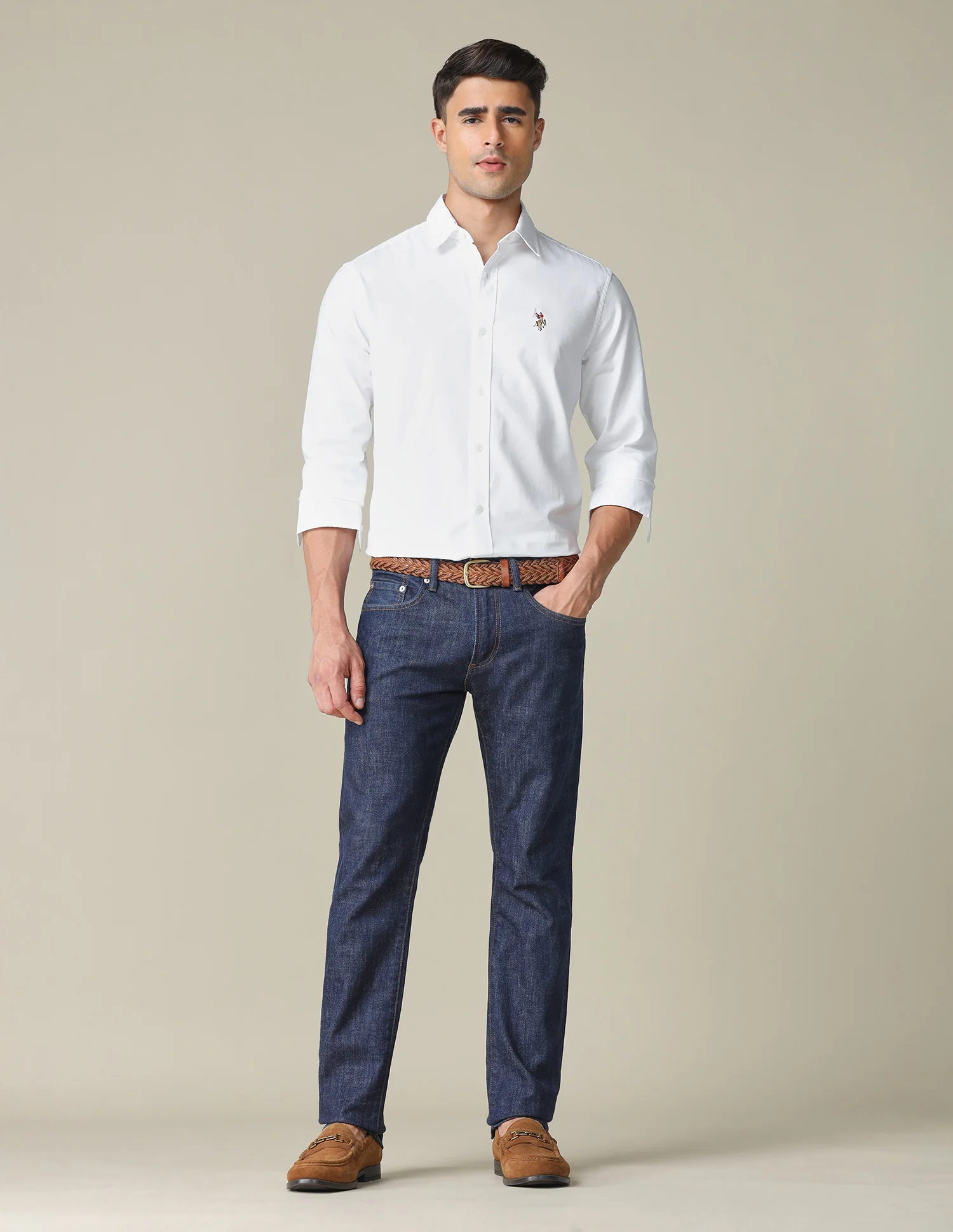 Tailored Fit Textured Shirt - Image 3