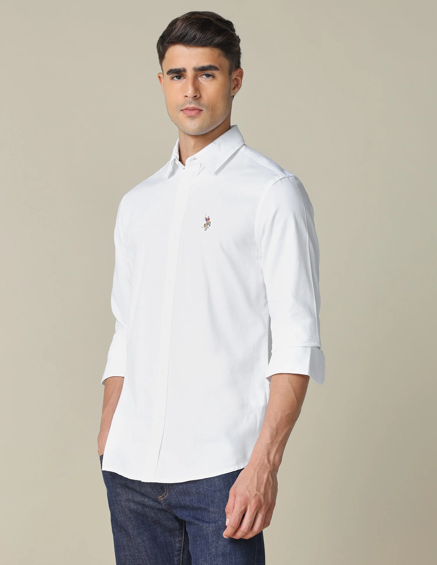 Tailored Fit Textured Shirt - Image 4