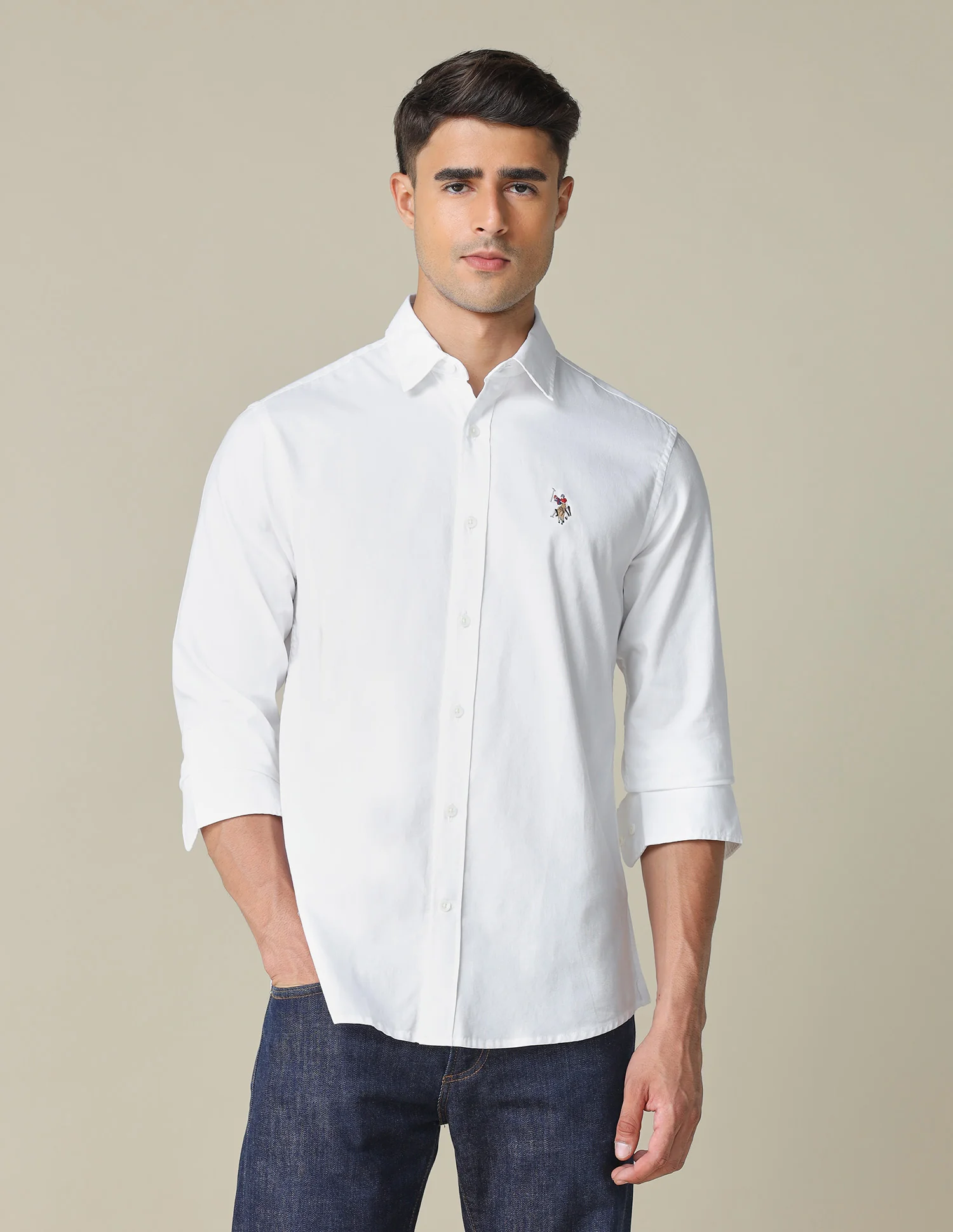 Tailored Fit Textured Shirt - Image 6