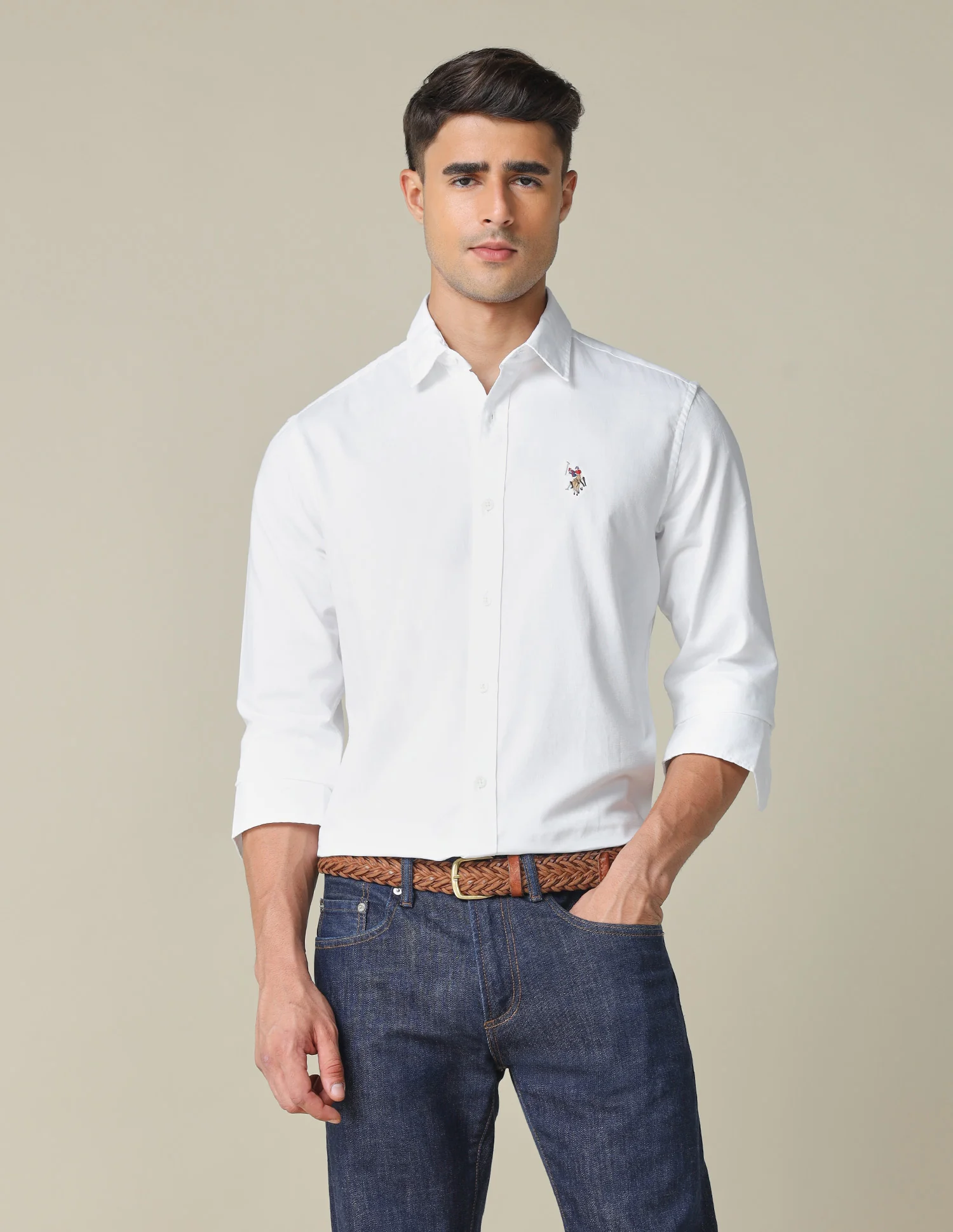 Tailored Fit Textured Shirt - Image 8