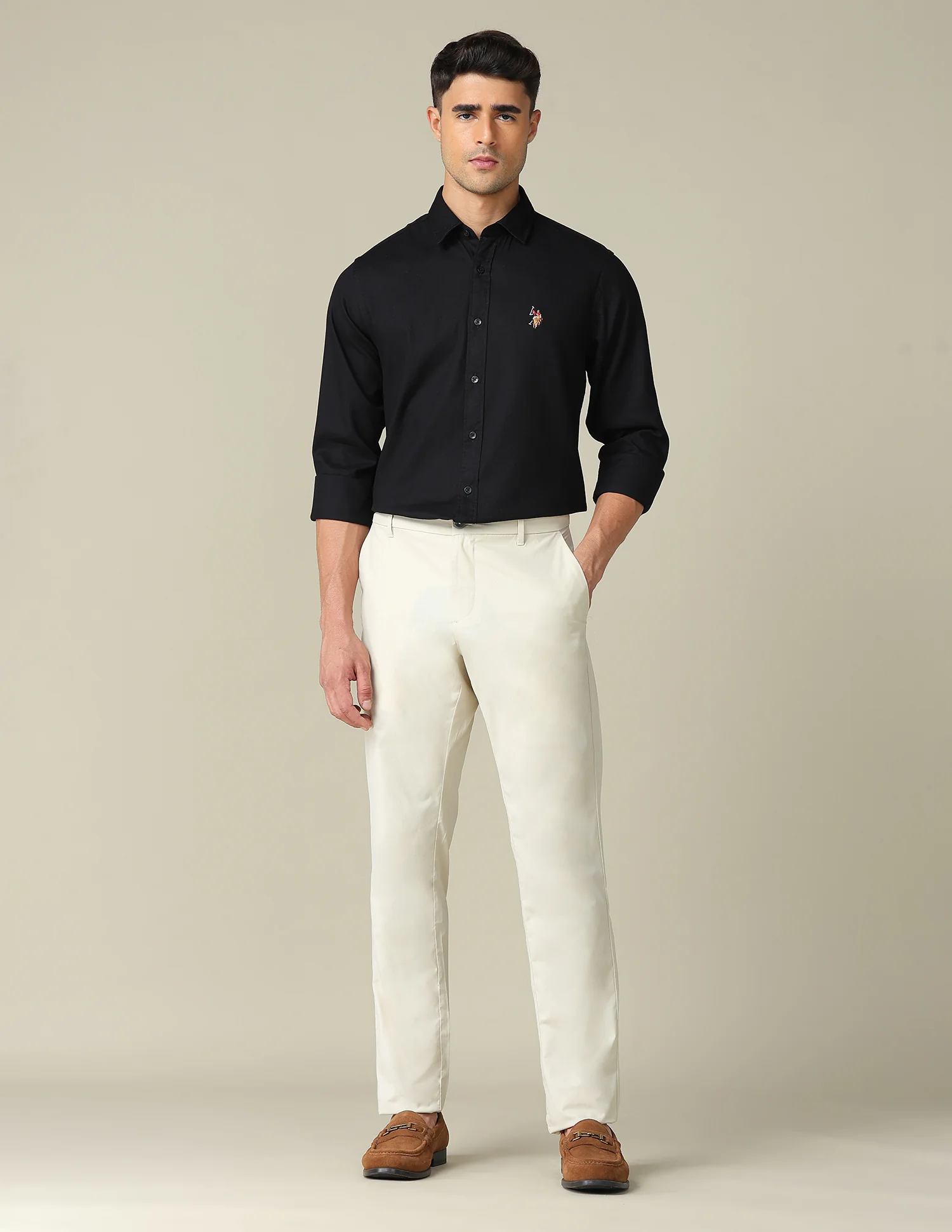 Tailored Fit Textured Shirt - Image 3