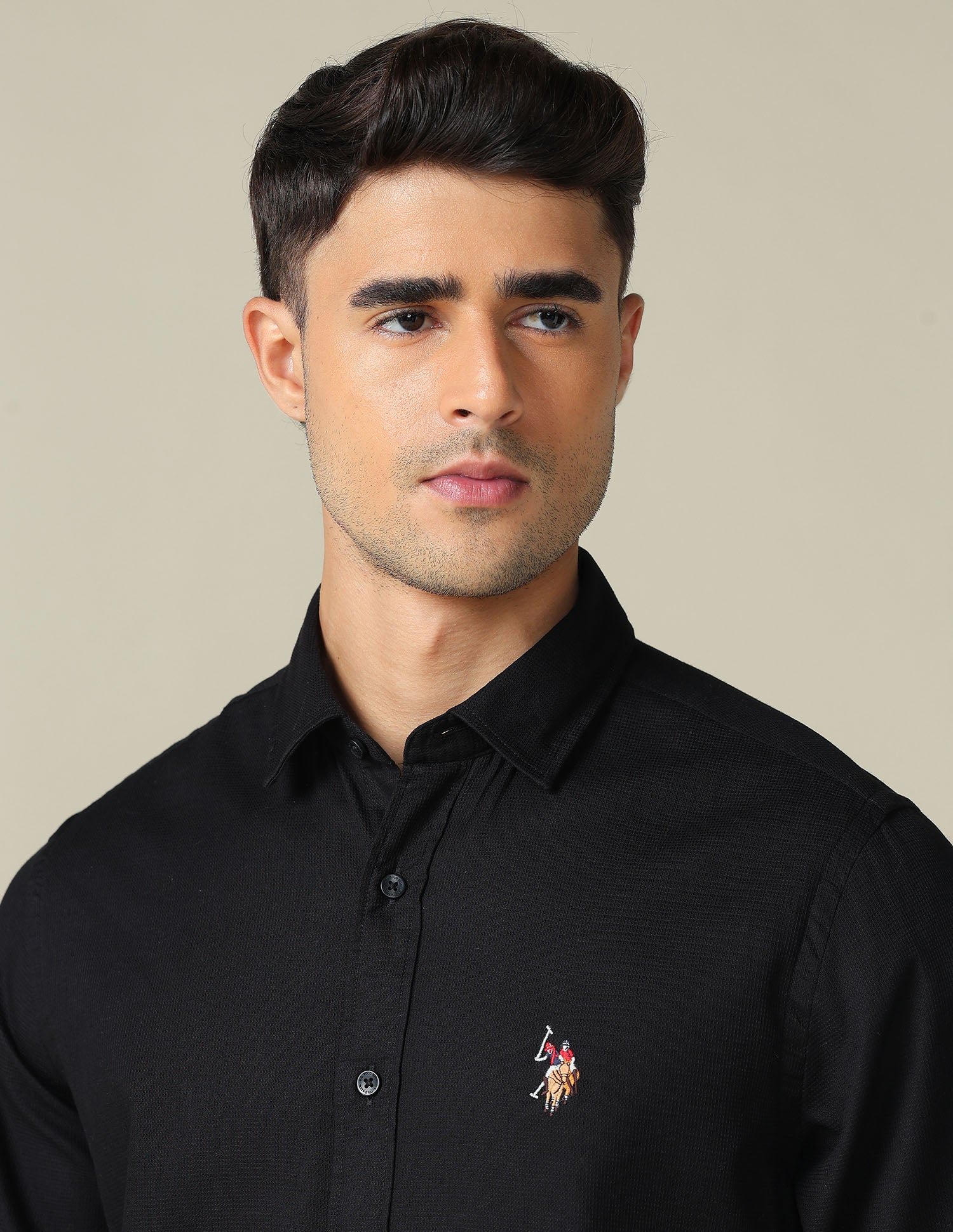 Tailored Fit Textured Shirt - Image 7
