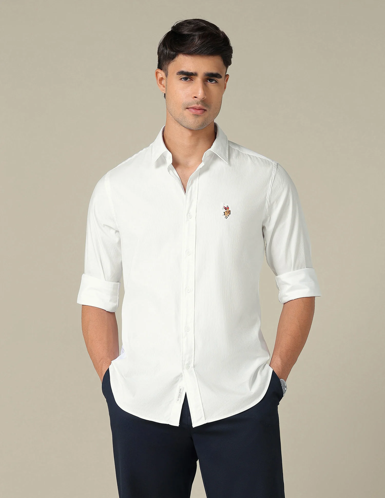 Tailored Fit Textured Shirt
