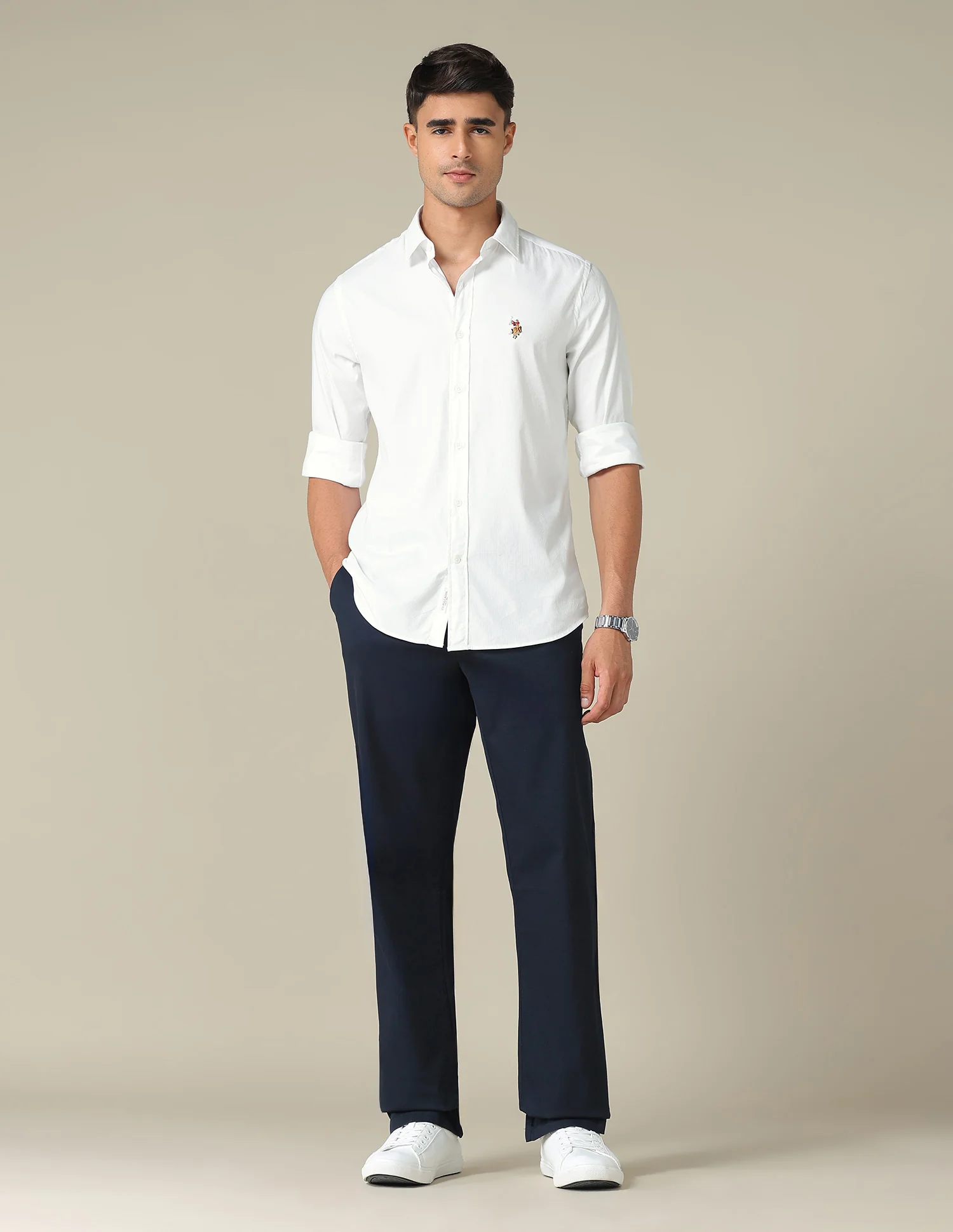 Tailored Fit Textured Shirt - Image 3