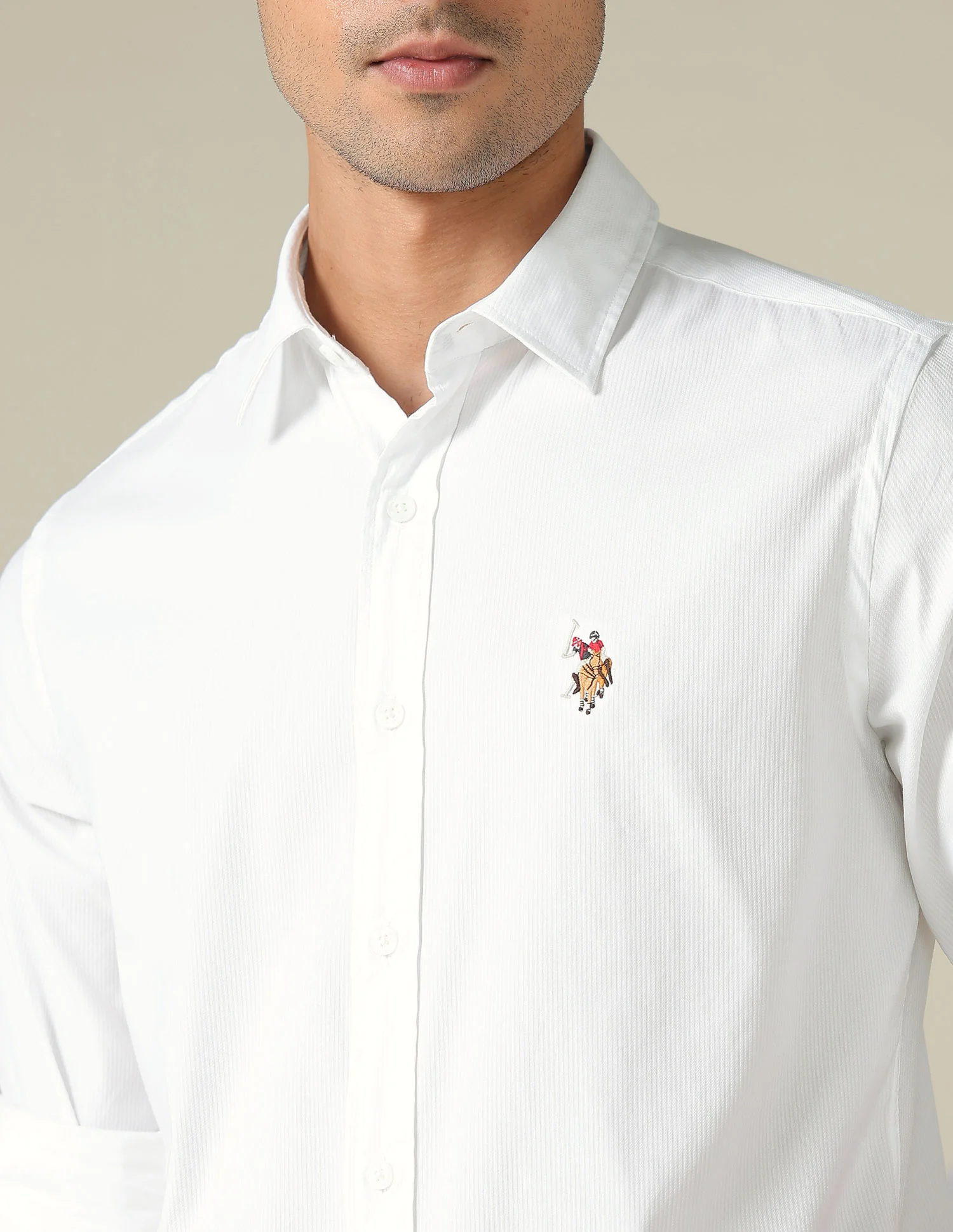 Tailored Fit Textured Shirt - Image 7