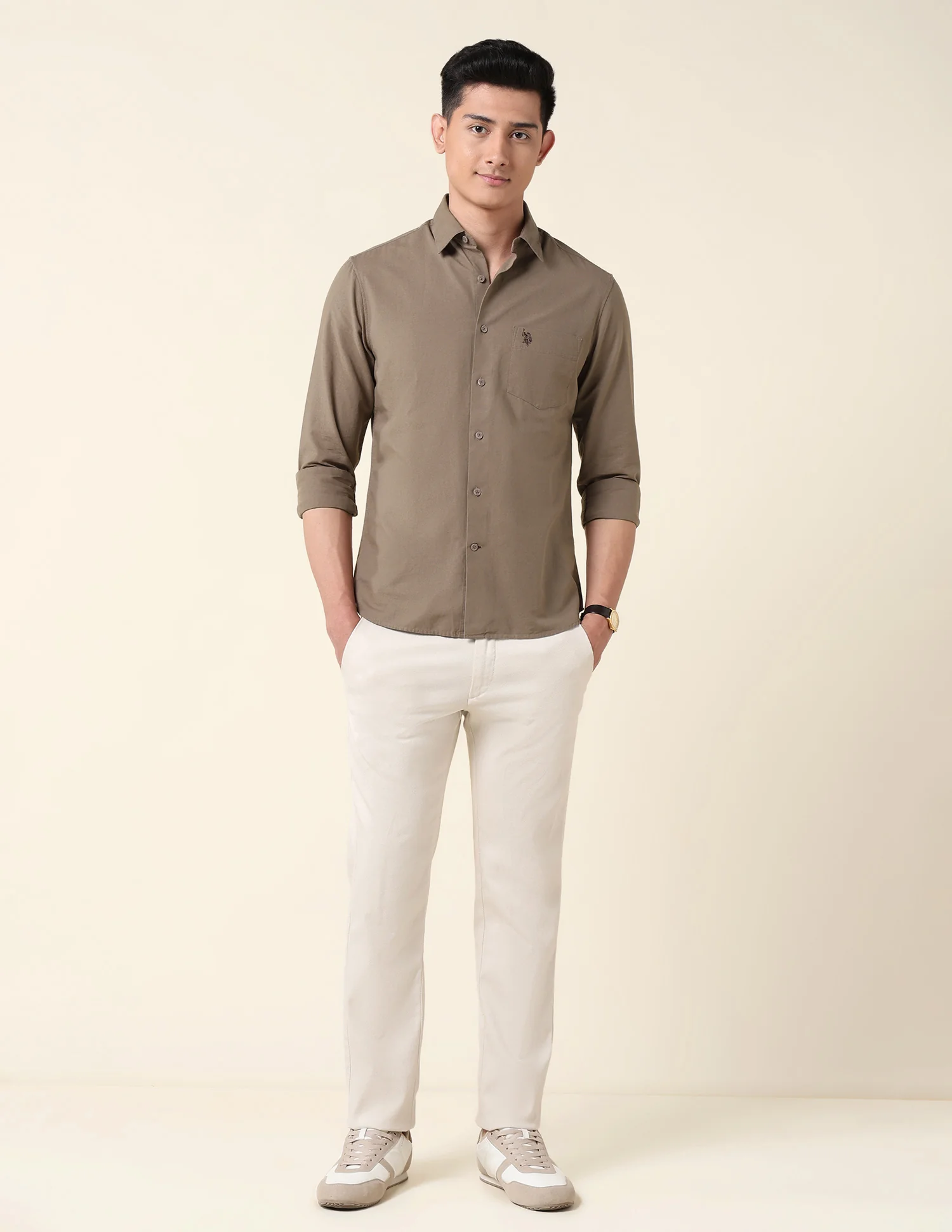Tailored Fit Twill Shirt - Image 3