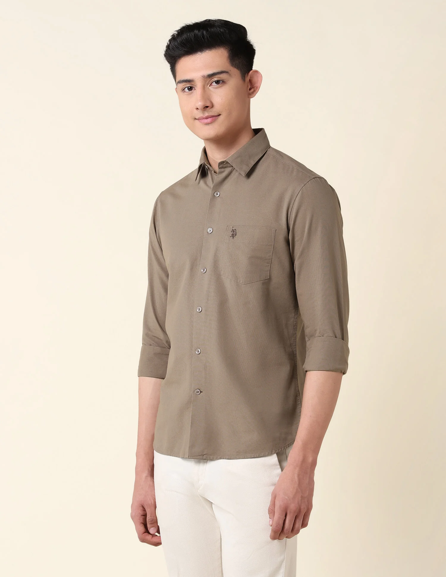 Tailored Fit Twill Shirt - Image 4