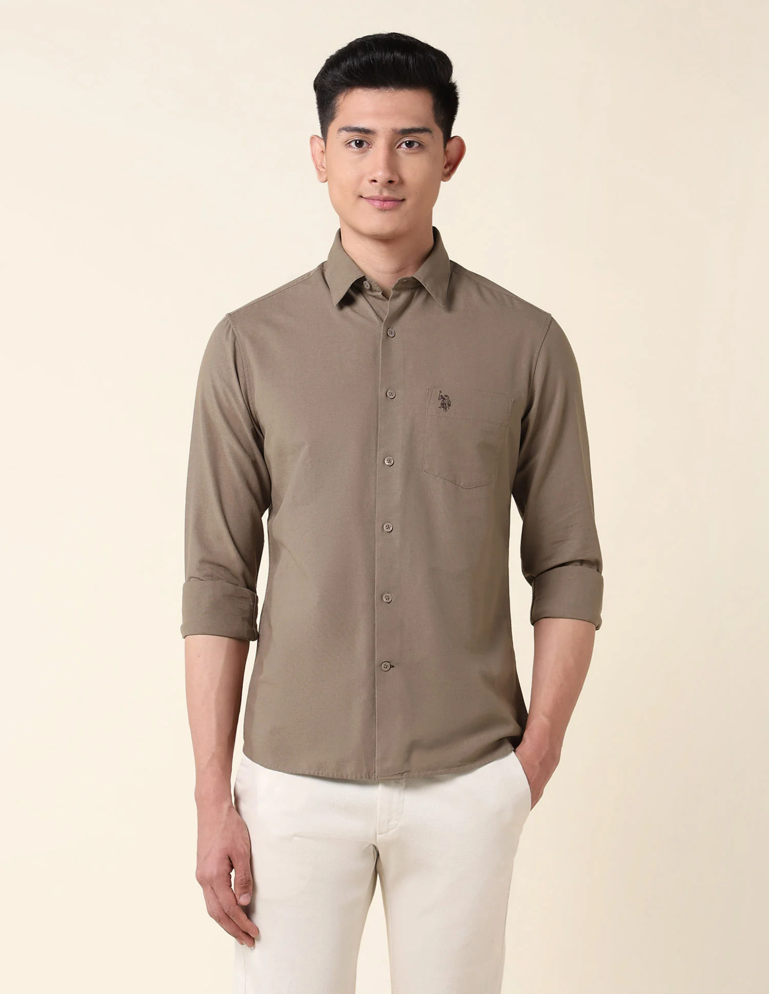 Tailored Fit Twill Shirt - Image 6
