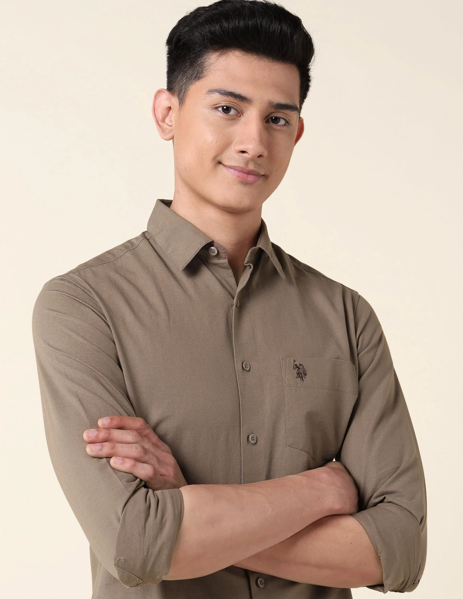 Tailored Fit Twill Shirt - Image 7