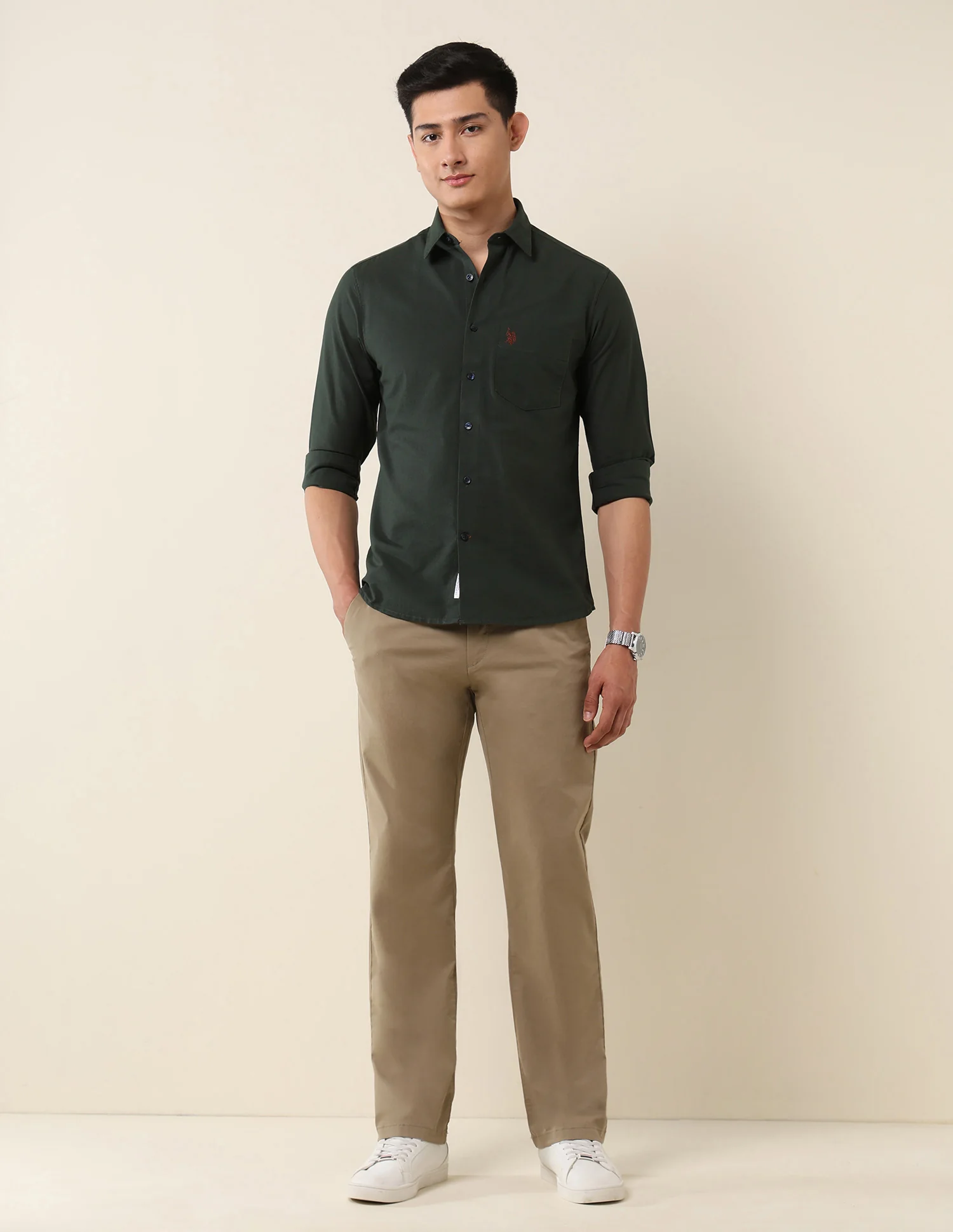 Tailored Fit Twill Shirt - Image 3