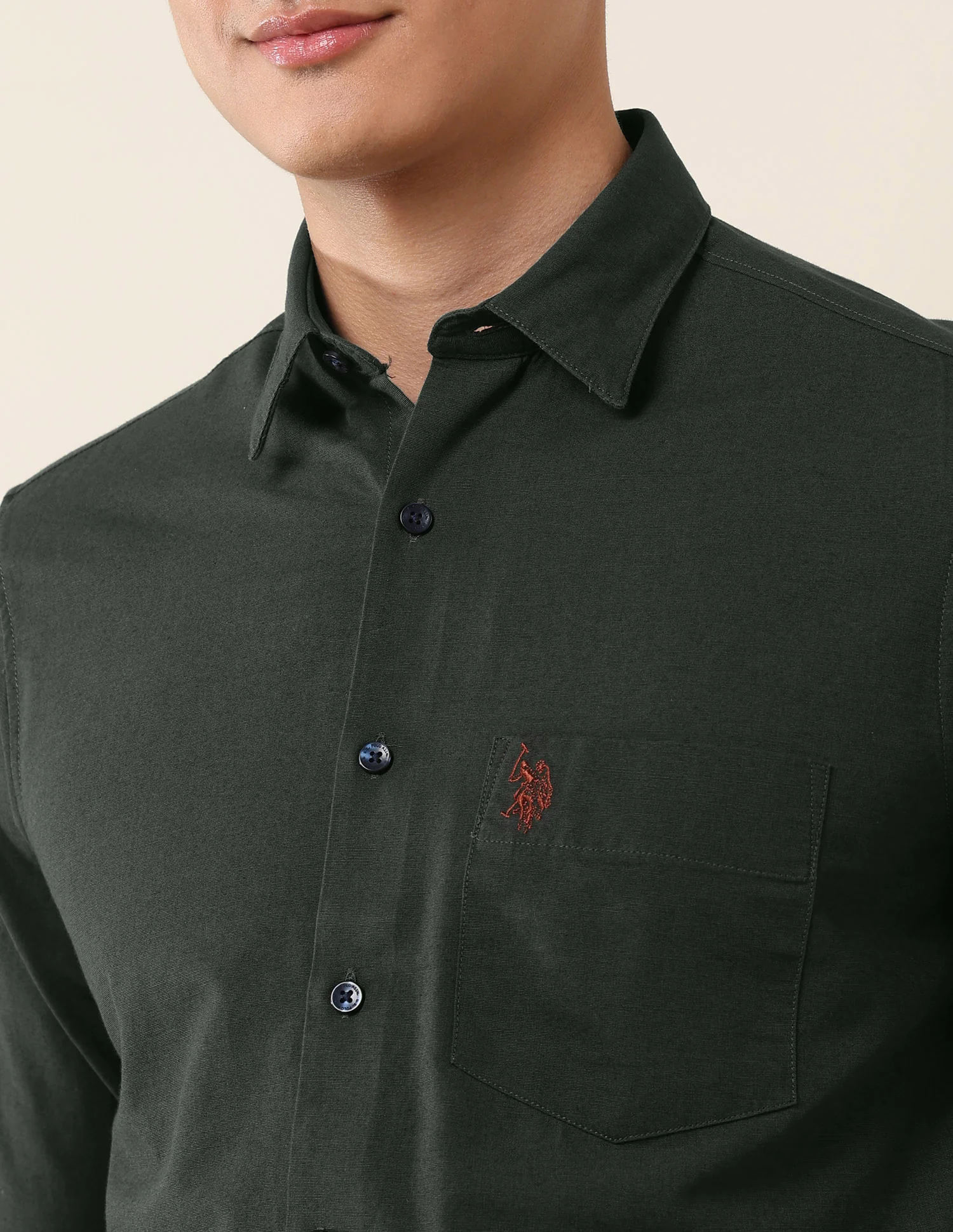 Tailored Fit Twill Shirt - Image 7