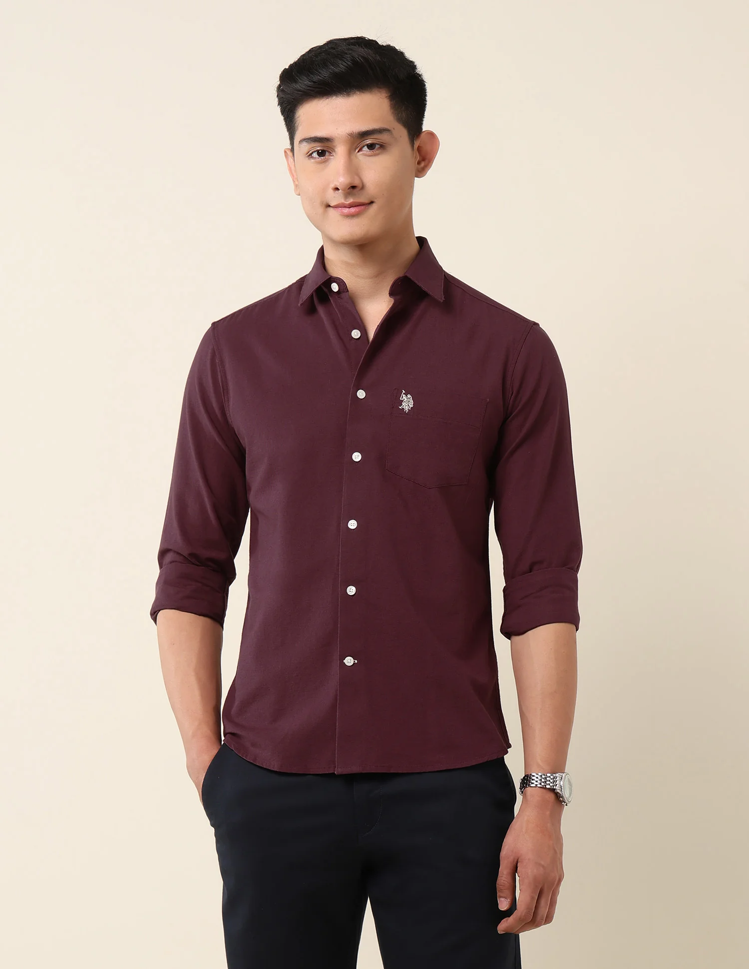 Tailored Fit Twill Shirt
