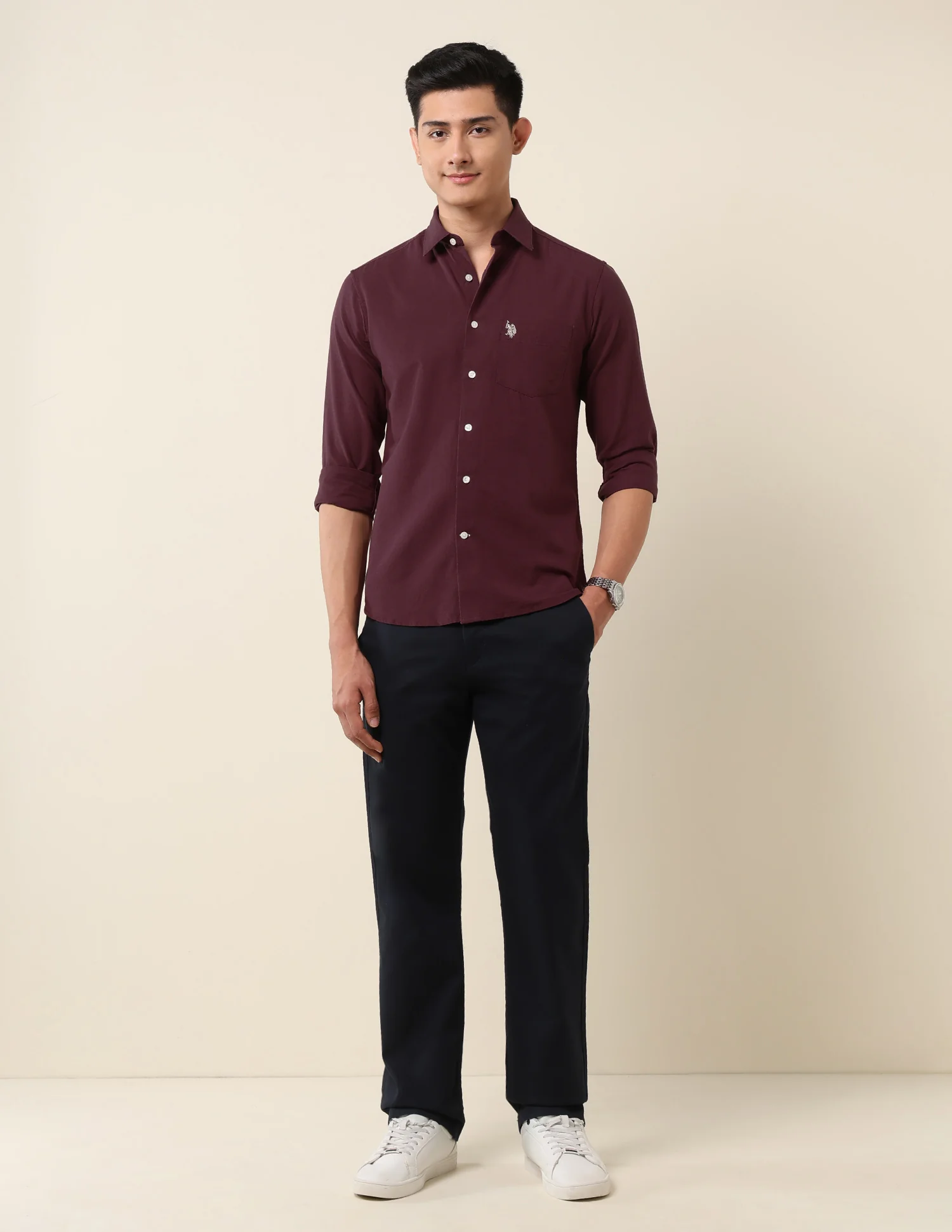 Tailored Fit Twill Shirt - Image 3