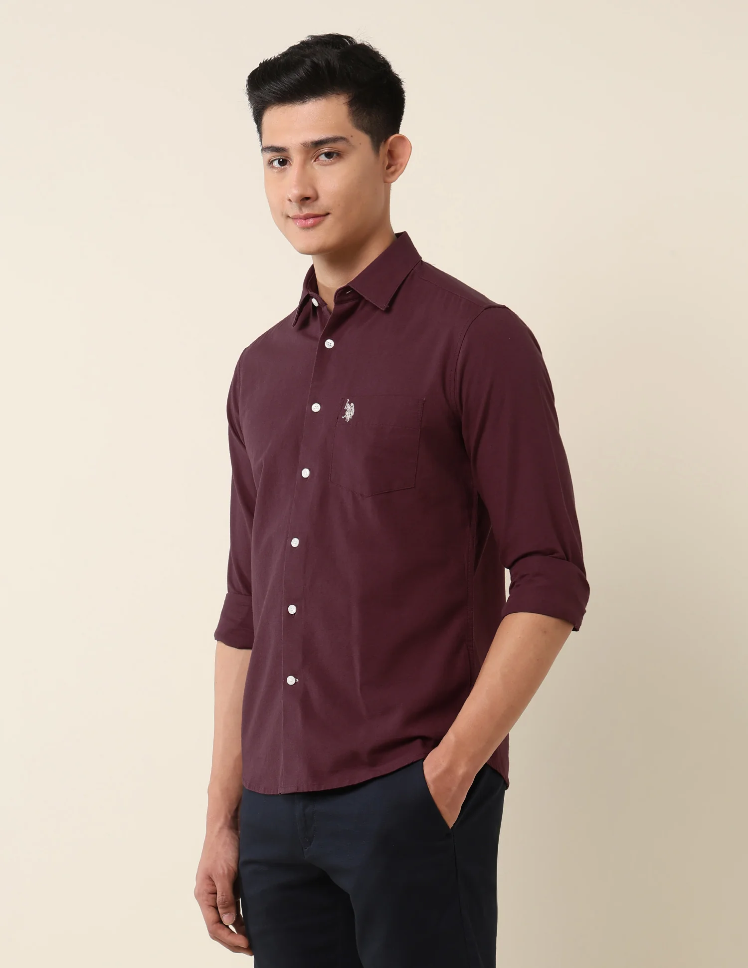 Tailored Fit Twill Shirt - Image 4