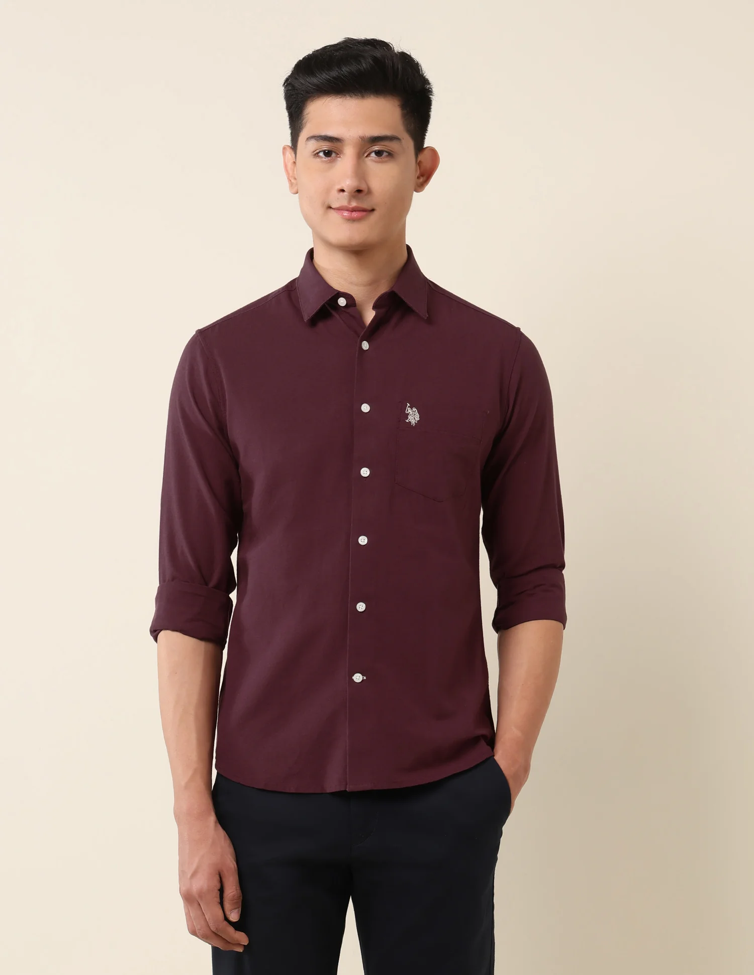 Tailored Fit Twill Shirt - Image 6