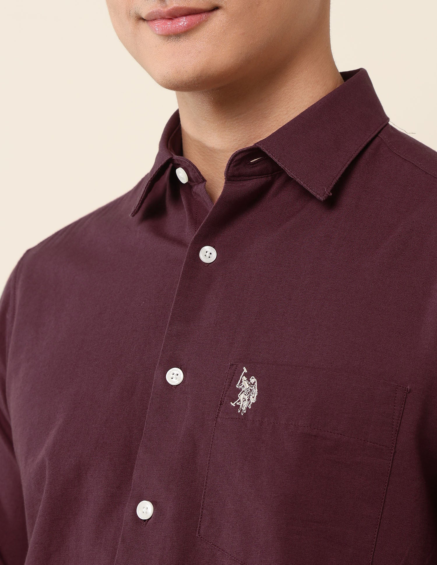Tailored Fit Twill Shirt - Image 7