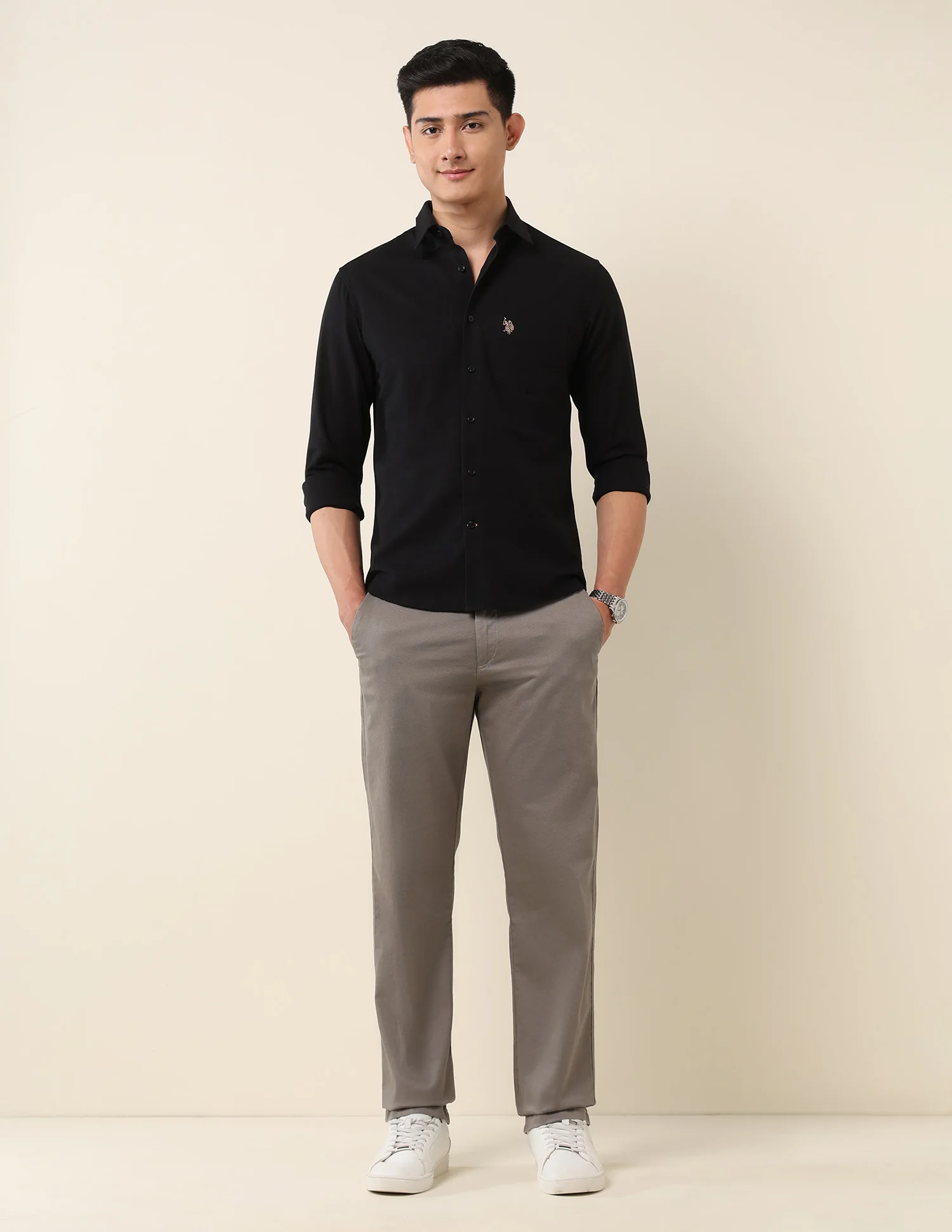 Tailored Fit Twill Shirt - Image 3